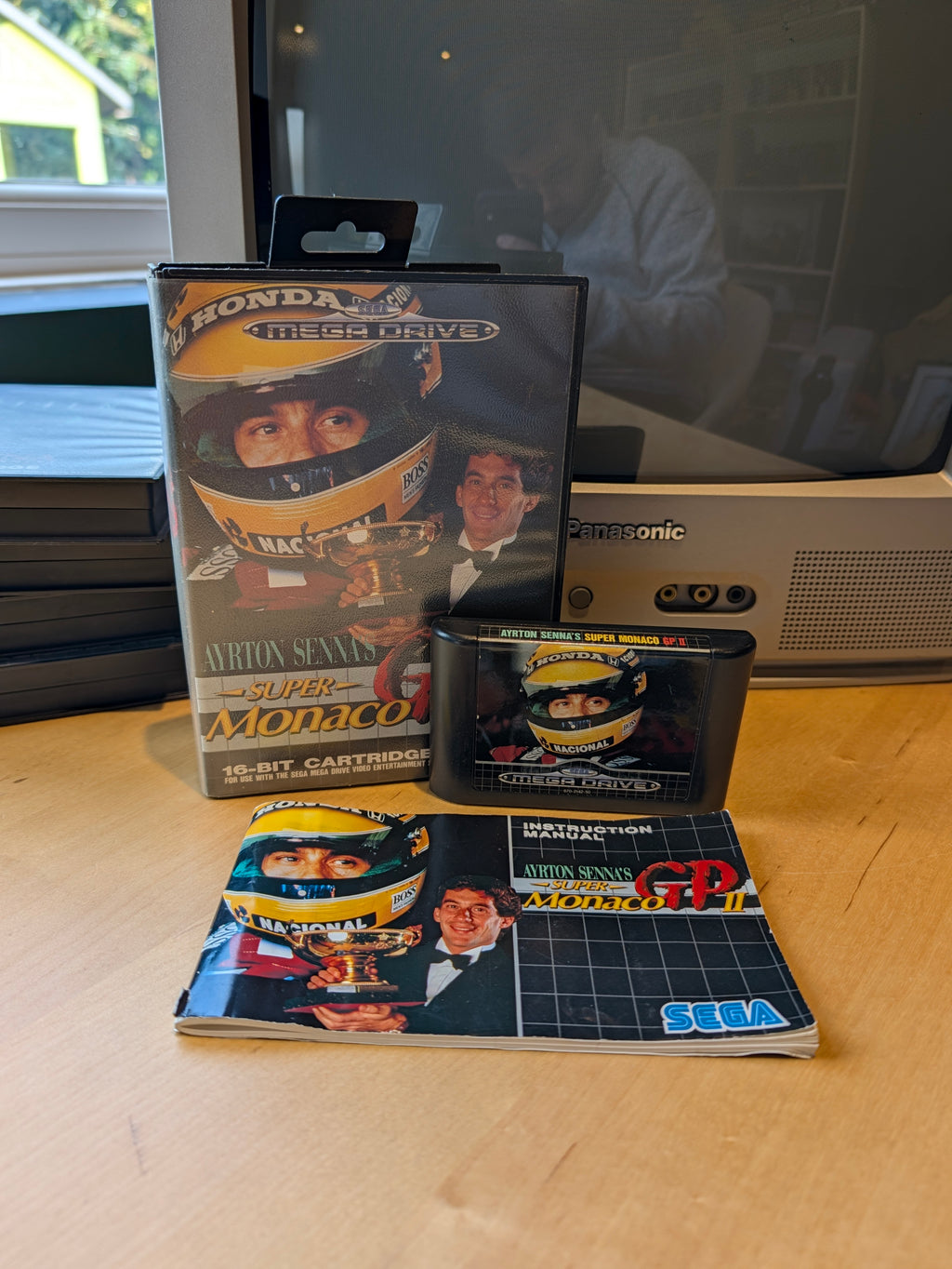 Ayrton Senna's Super Monaco GP II - Sega Mega Drive - PAL - Boxed with Manual