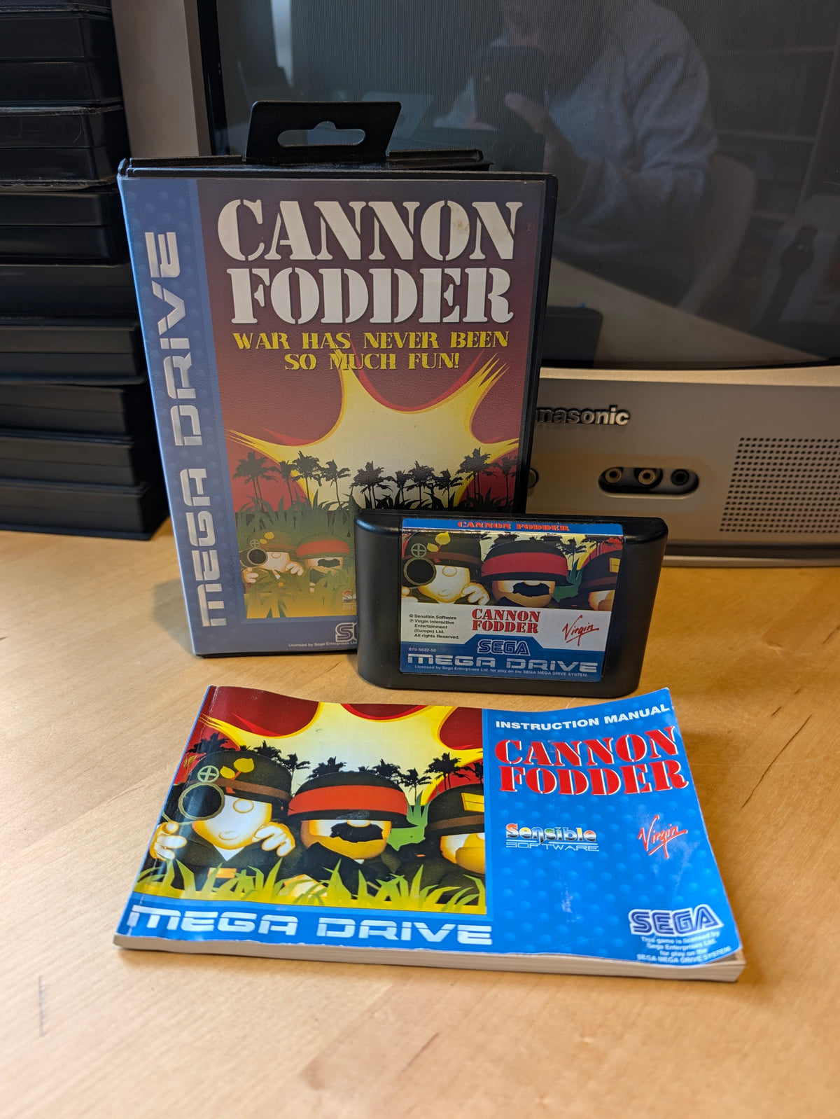 Cannon Fodder - Sega Mega Drive - PAL - Boxed with Manual