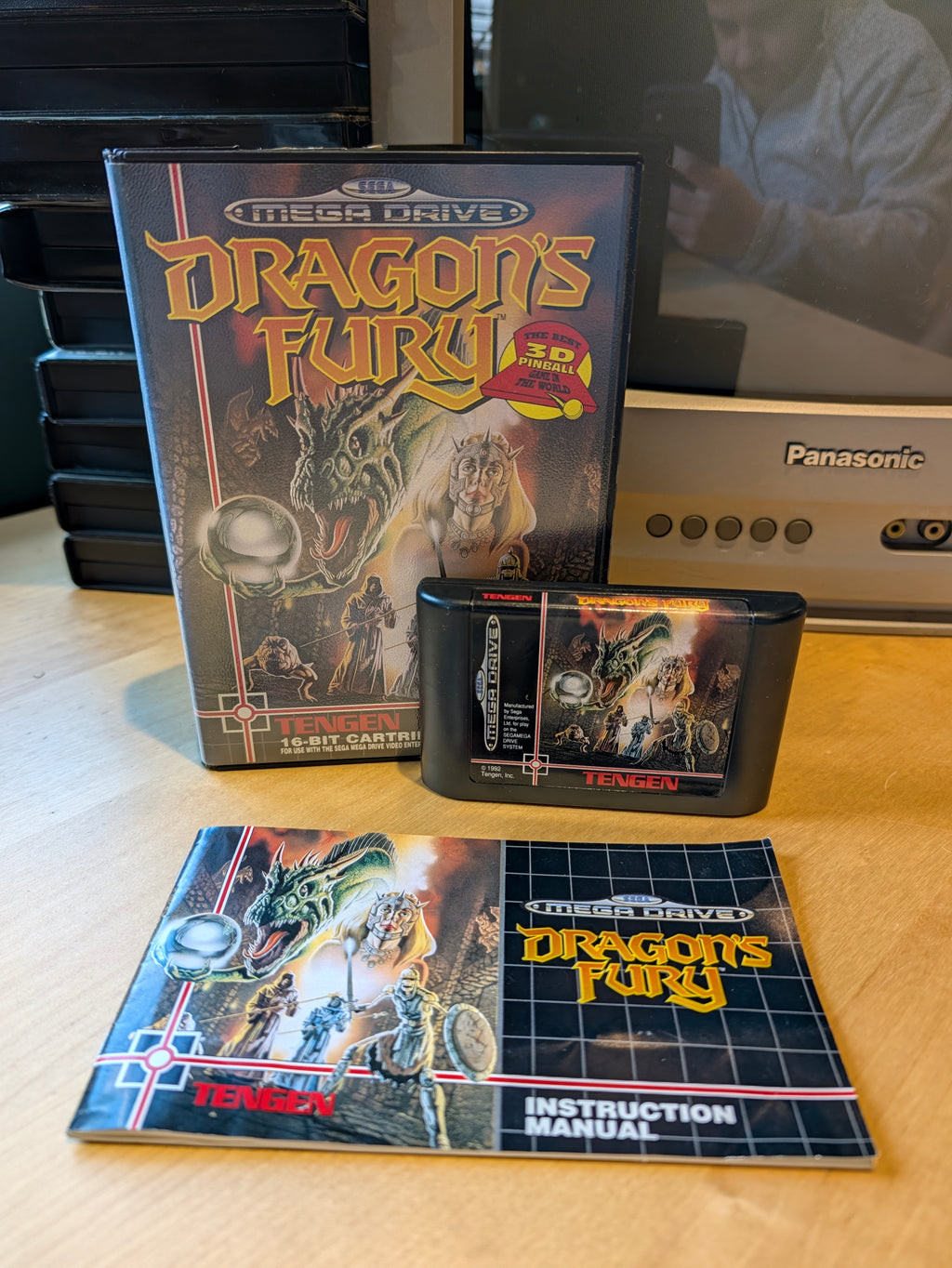 Dragon's Fury - Sega Mega Drive - PAL - Boxed with Manual