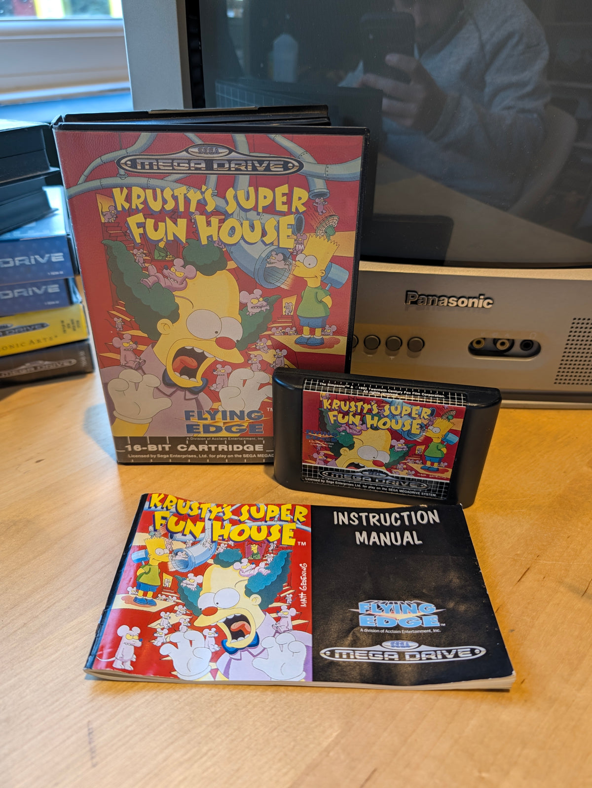 Krusty's Super Fun House - Sega Mega Drive - PAL - Boxed with Manual