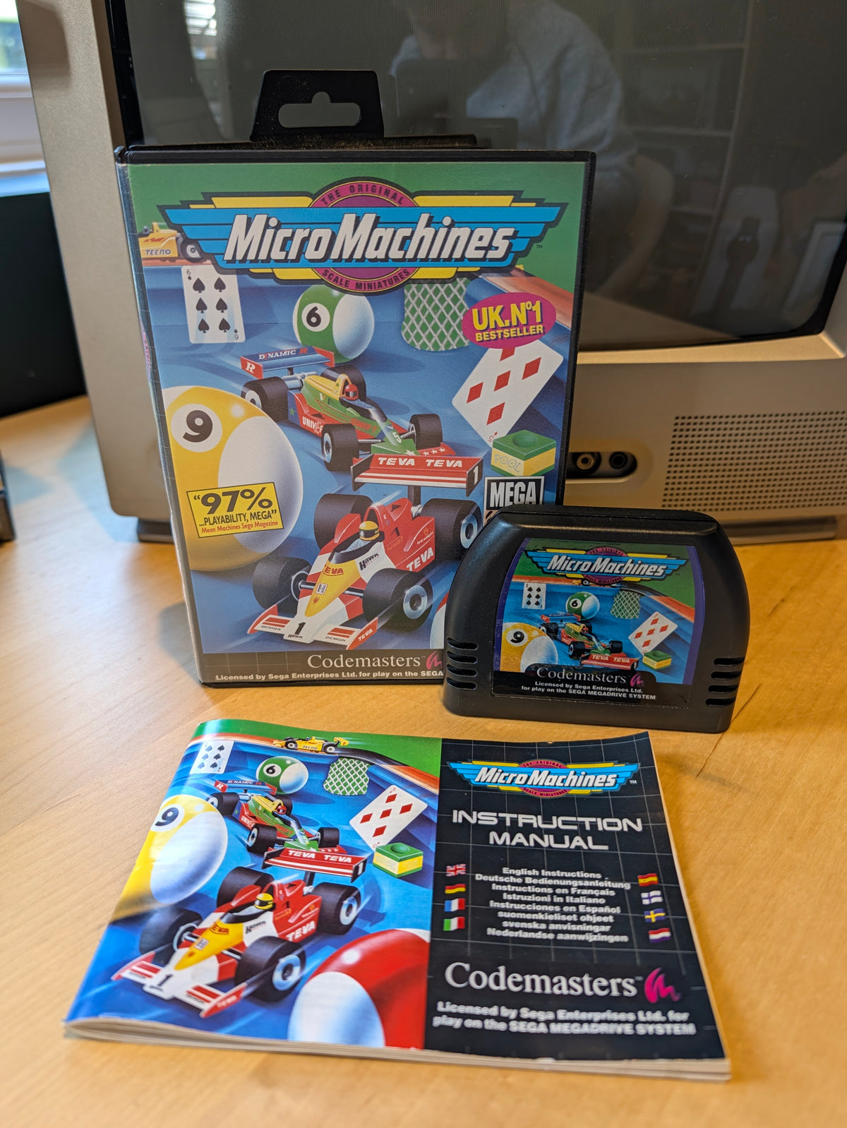 Micro Machines - Sega Mega Drive - PAL - Boxed with Manual