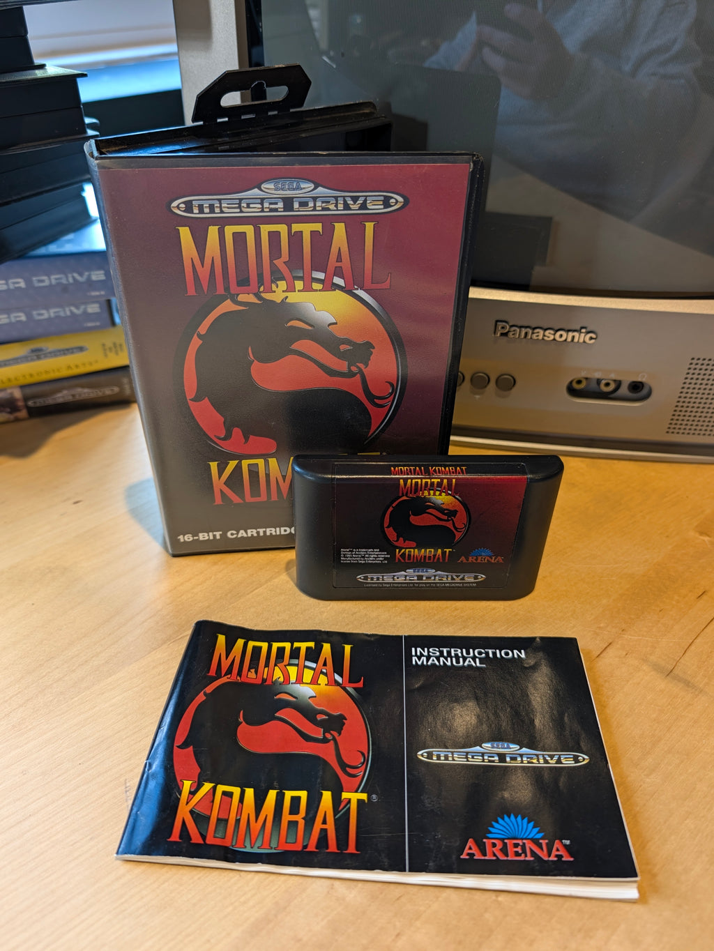 Mortal Kombat - Sega Mega Drive - PAL - Boxed with Manual