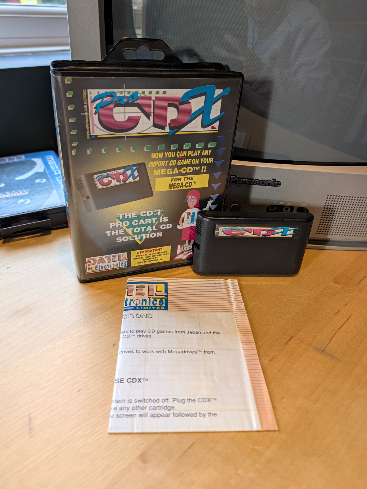 Pro CD X Switcher - Datel - Sega Mega Drive - PAL - Boxed with Manual