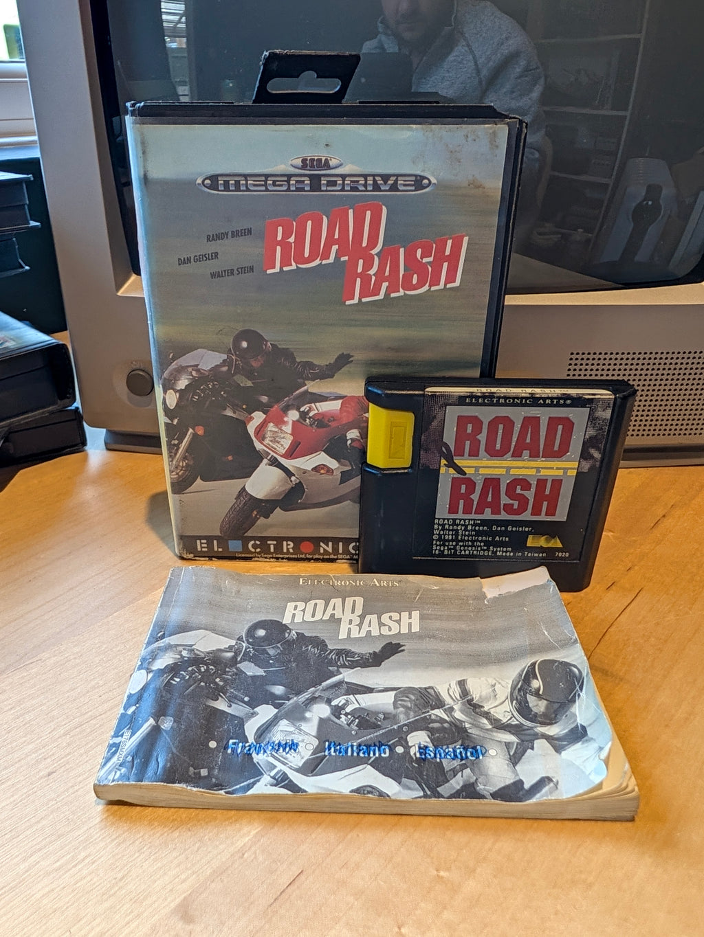 Road Rash - Sega Mega Drive - PAL - Boxed with Manual