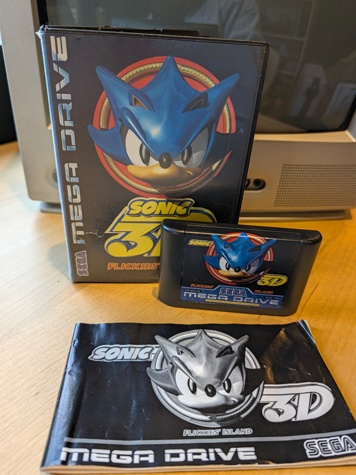 Sonic 3D: Flickies' Island - Sega Mega Drive - PAL - Boxed with Manual
