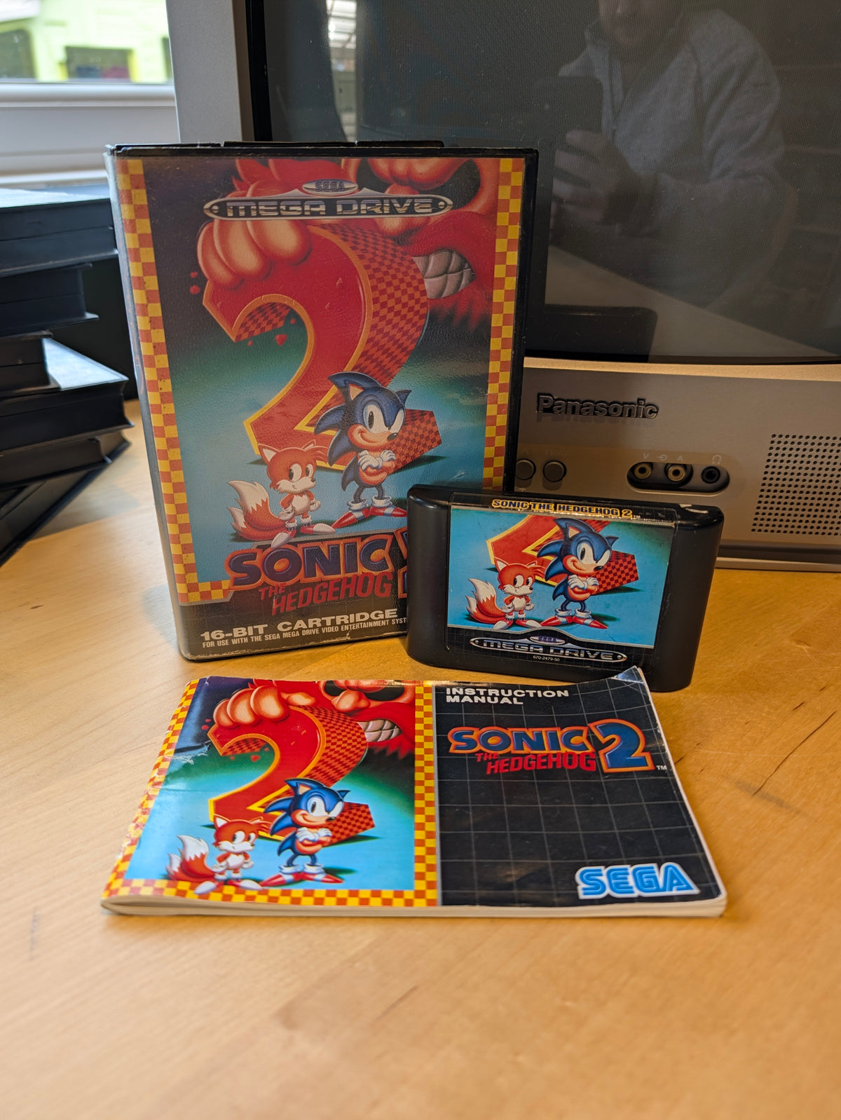 Sonic the Hedgehog 2 - Sega Mega Drive - PAL - Boxed with Manual
