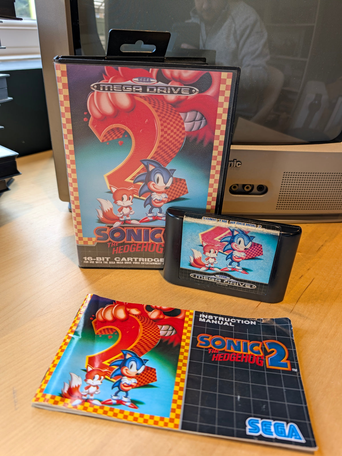 Sonic the Hedgehog 2 - Sega Mega Drive - PAL - Boxed with Manual