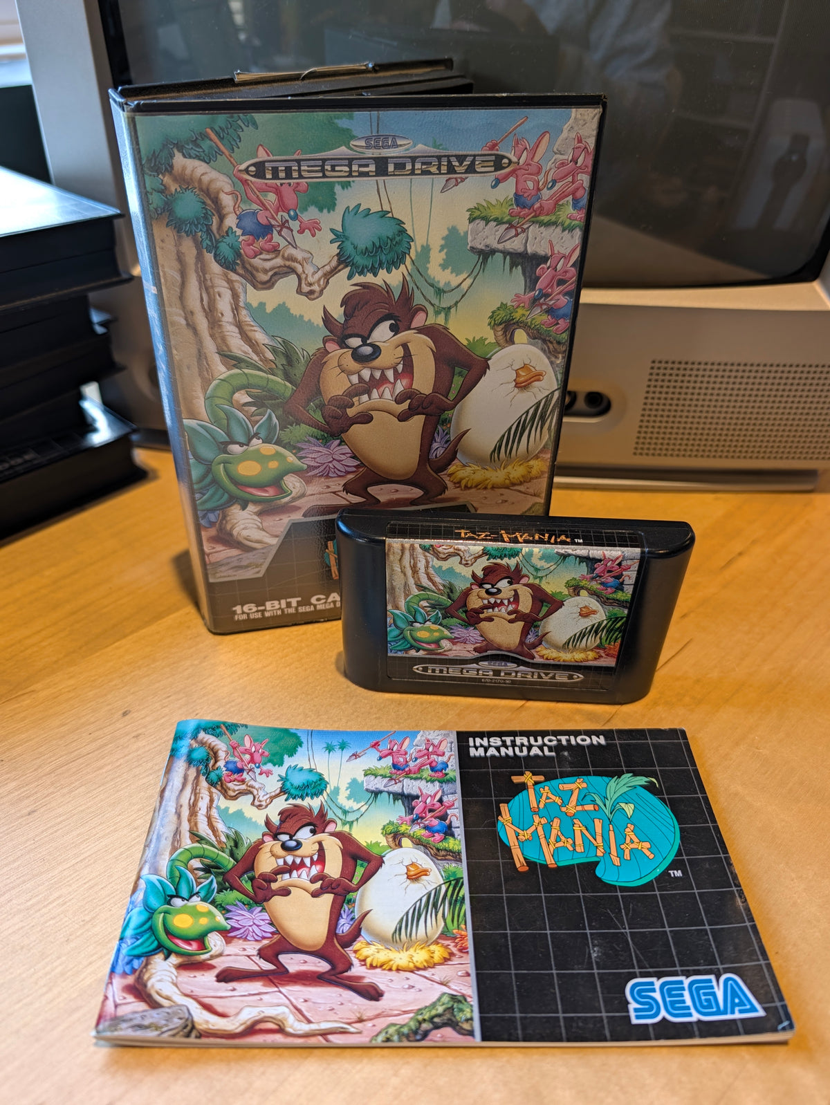 Taz-Mania - Sega Mega Drive - PAL - Boxed with Manual