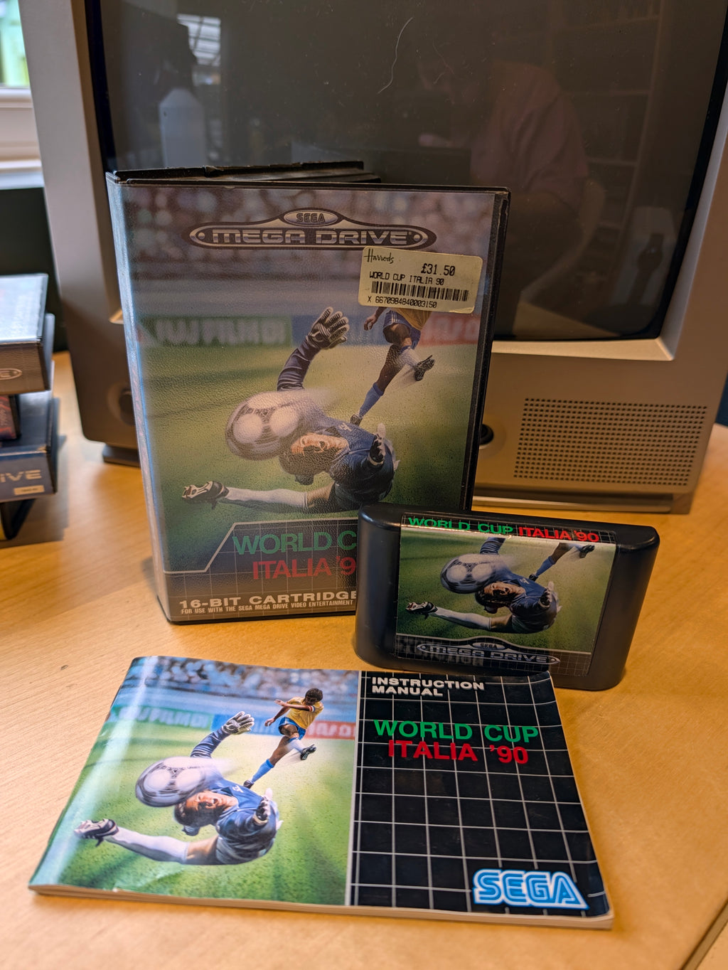 World Cup Italia '90 - Sega Mega Drive - PAL - Boxed with Manual