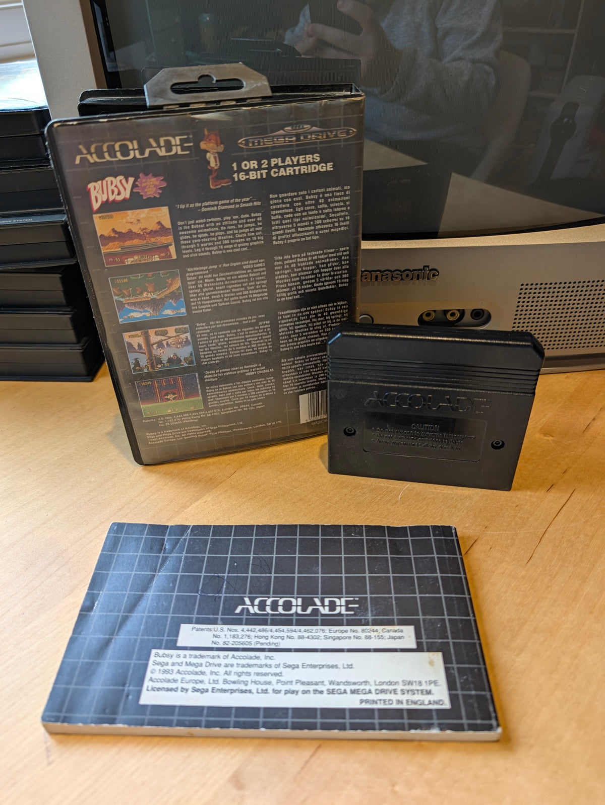 Bubsy - Sega Mega Drive - PAL - Boxed with Manual