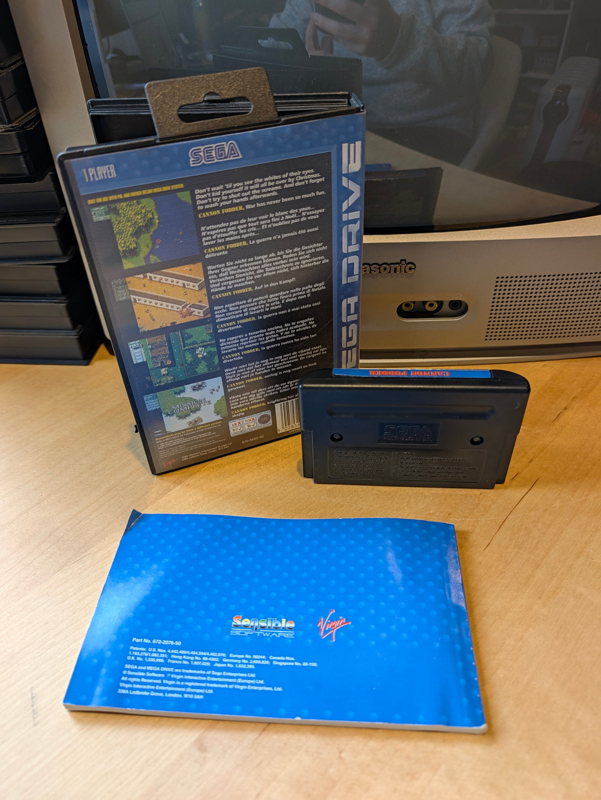 Cannon Fodder - Sega Mega Drive - PAL - Boxed with Manual