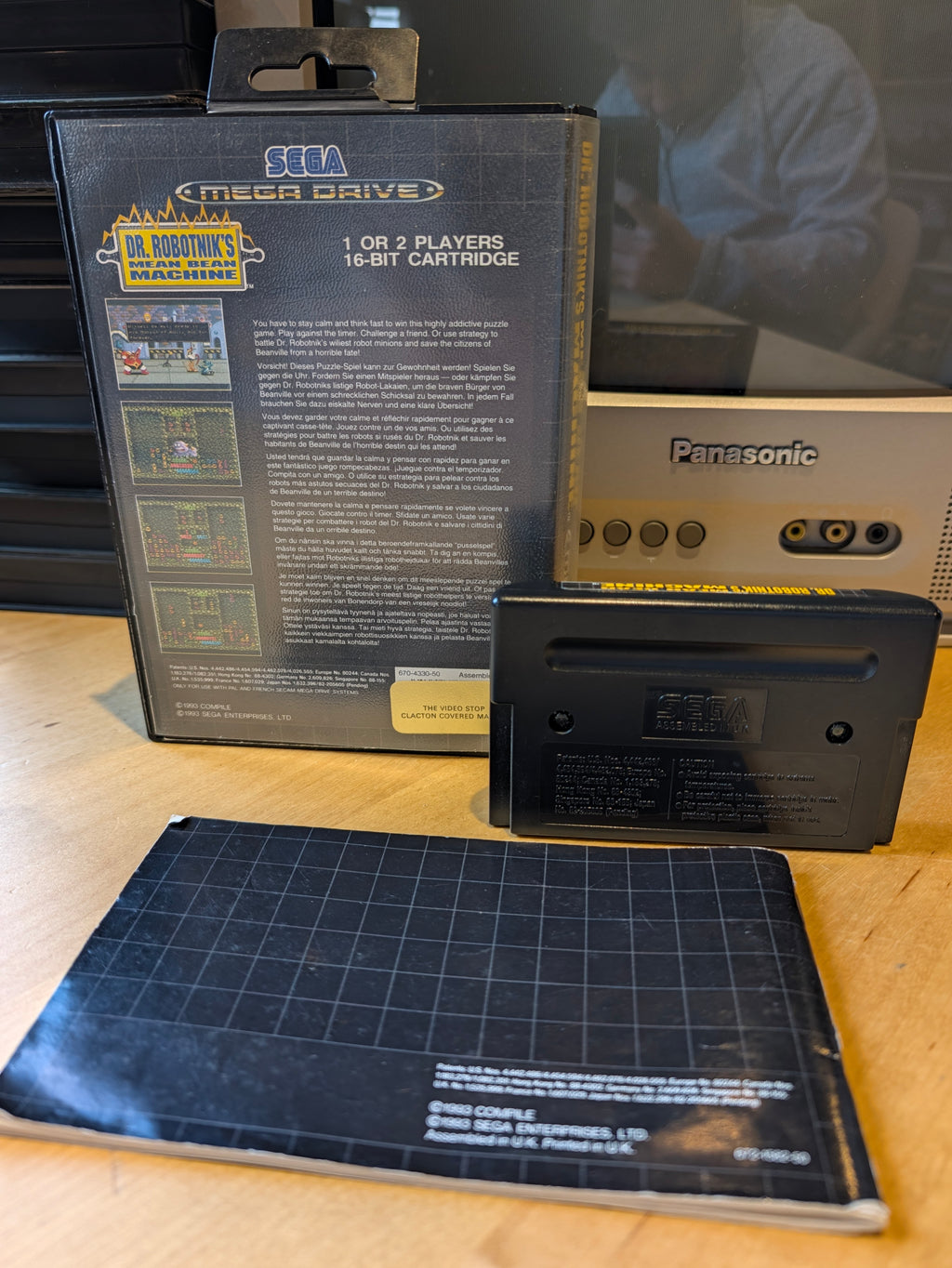 Dr. Robotnik's Mean Bean Machine - Sega Mega Drive - PAL - Boxed with Manual