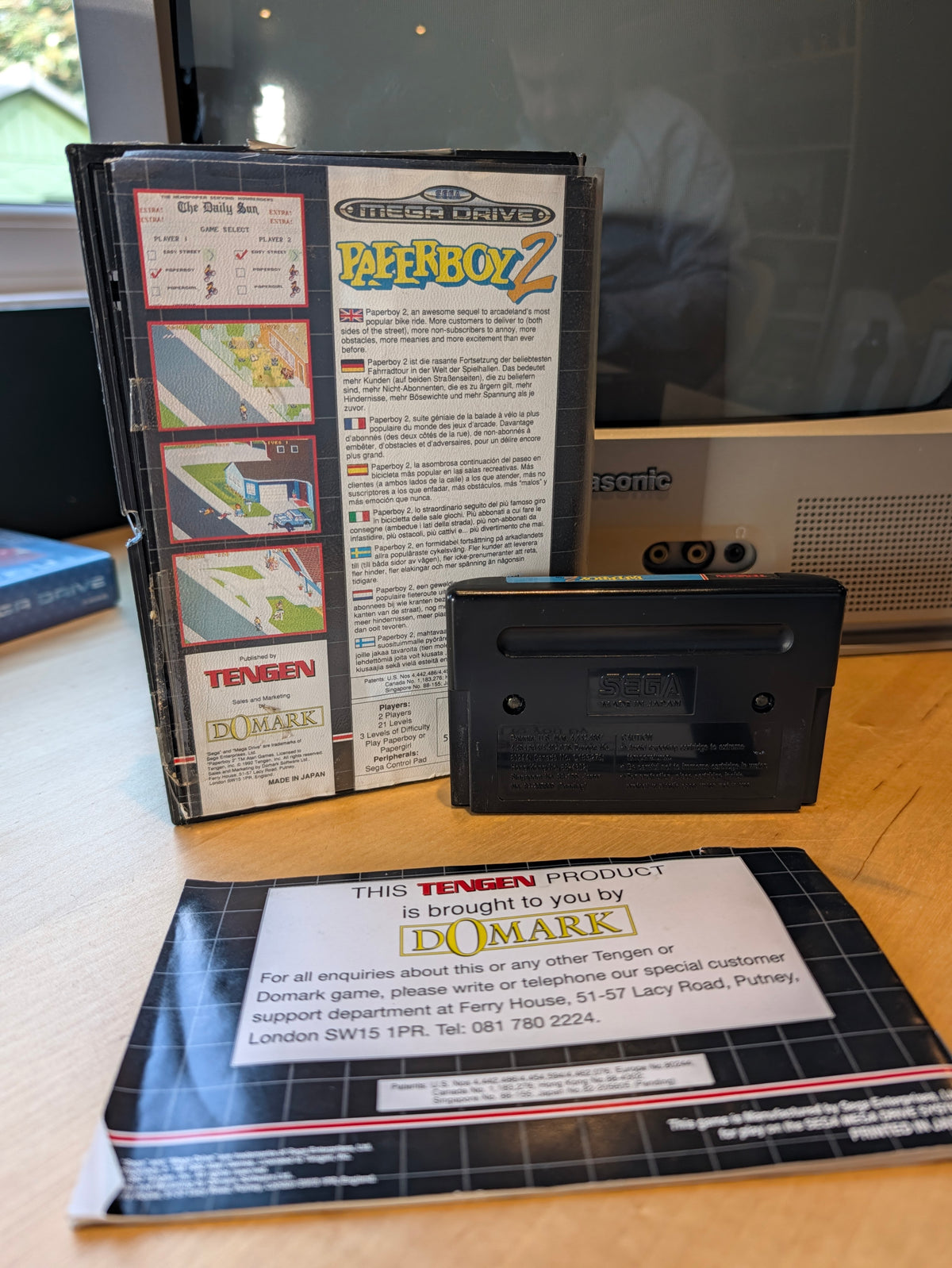 Paper Boy 2 - Sega Mega Drive - PAL - Boxed with Manual