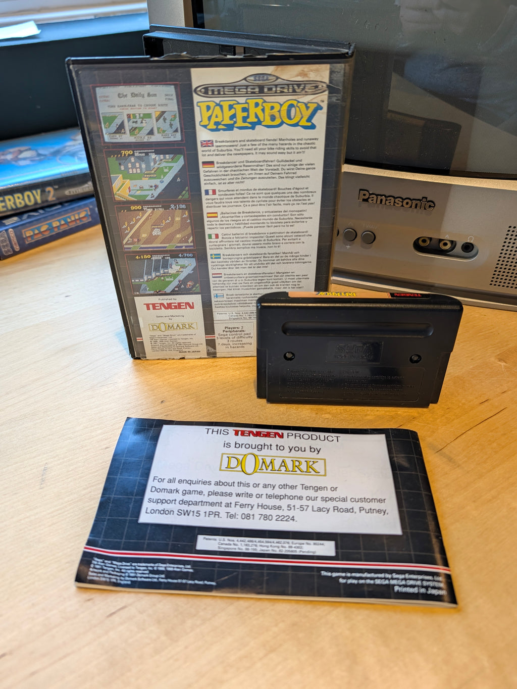 Paperboy - Sega Mega Drive - PAL - Boxed with Manual