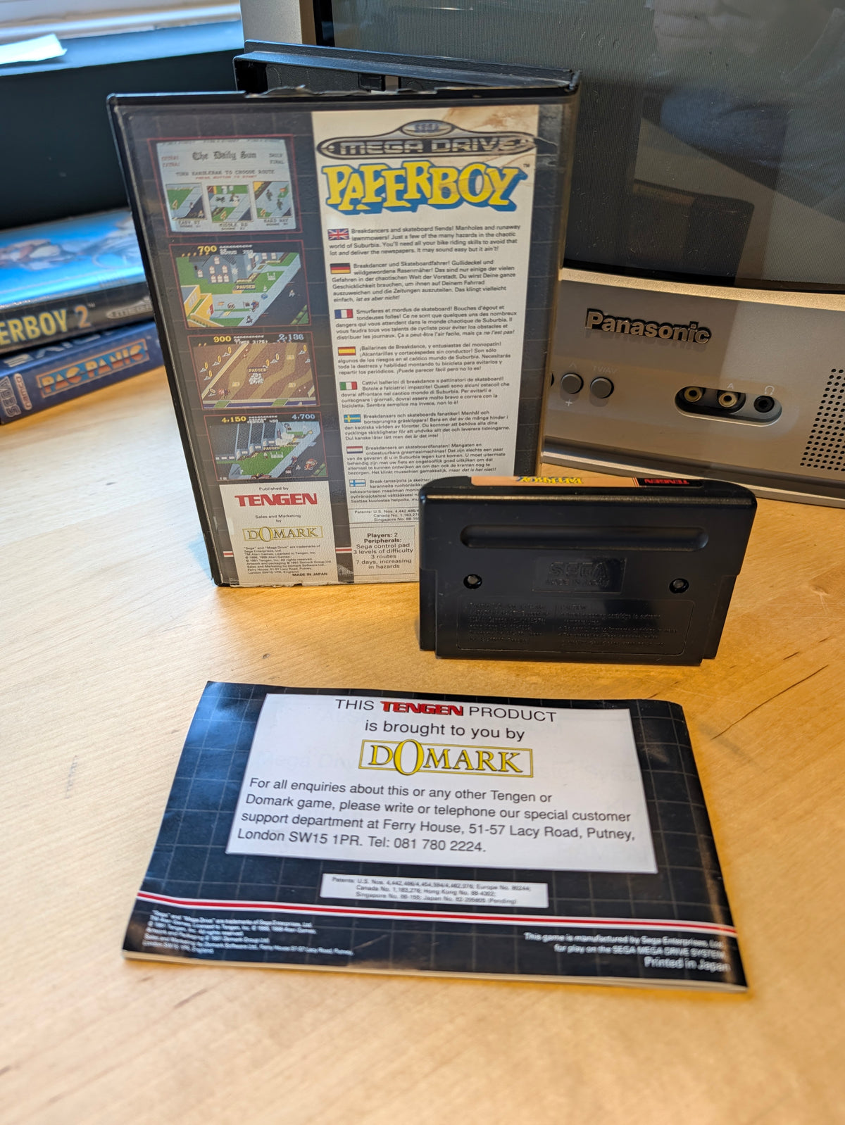 Paperboy - Sega Mega Drive - PAL - Boxed with Manual