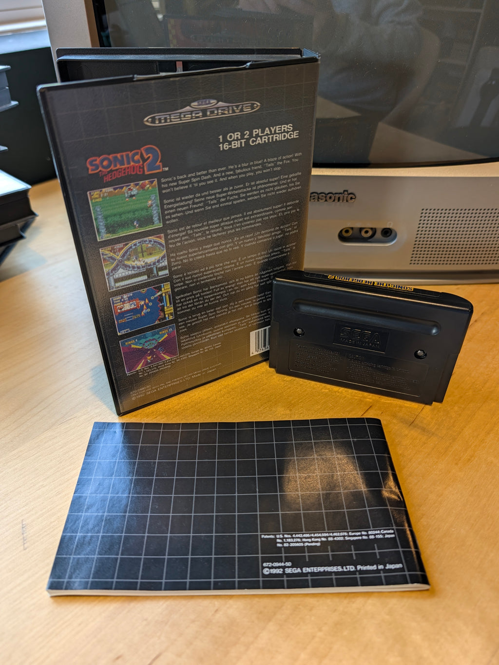 Sonic the Hedgehog 2 - Sega Mega Drive - PAL - Boxed with Manual