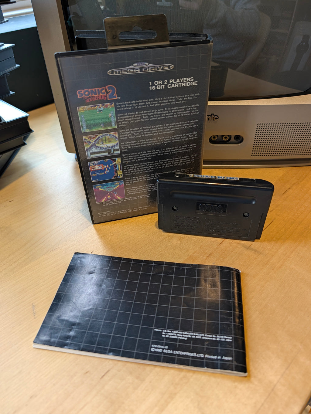 Sonic the Hedgehog 2 - Sega Mega Drive - PAL - Boxed with Manual