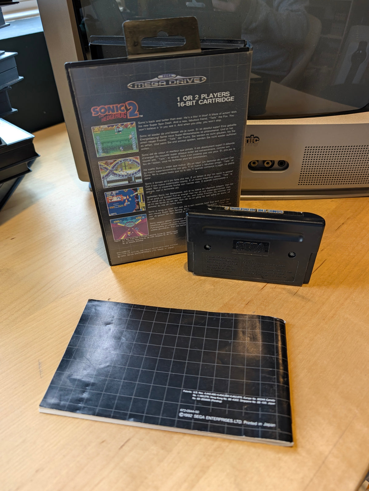 Sonic the Hedgehog 2 - Sega Mega Drive - PAL - Boxed with Manual