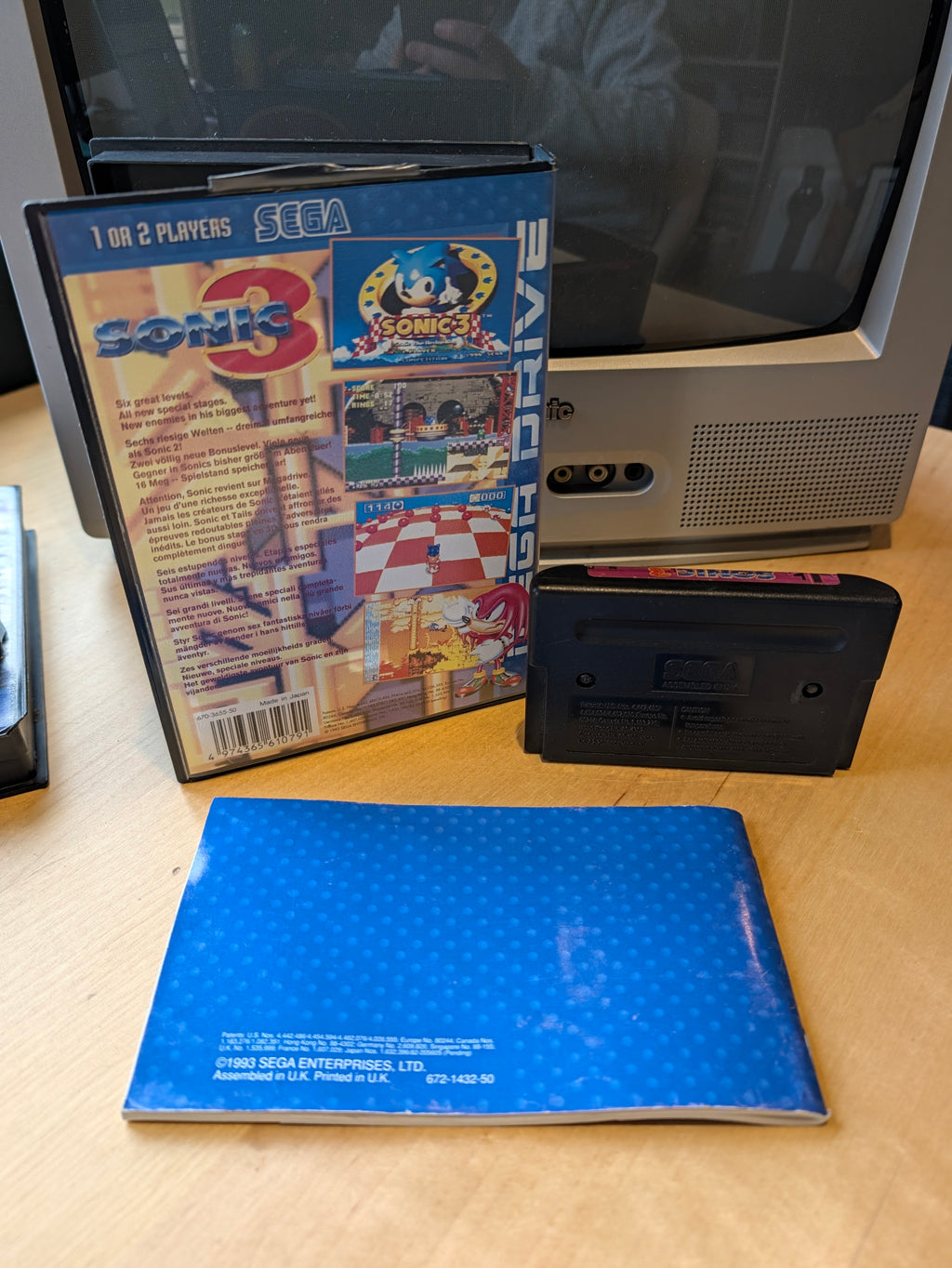 Sonic The Hedgehog 3 - Sega Mega Drive - PAL - Boxed with Manual