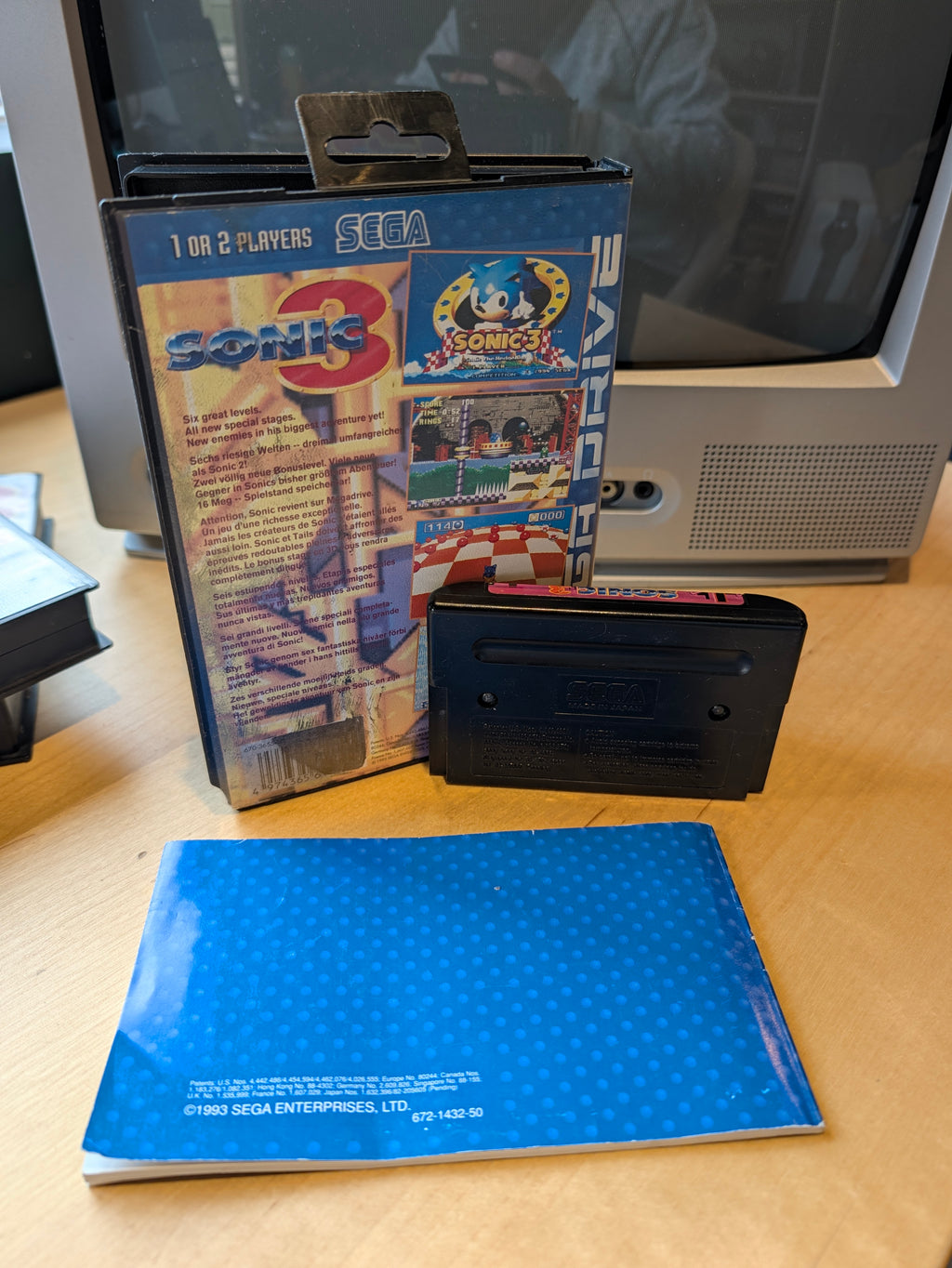 Sonic the Hedgehog 3 - Sega Mega Drive - PAL - Boxed with Manual