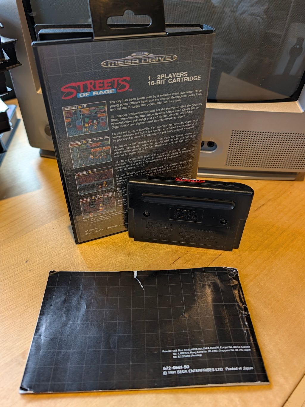 Streets of Rage - Sega Mega Drive - PAL - Boxed with Manual