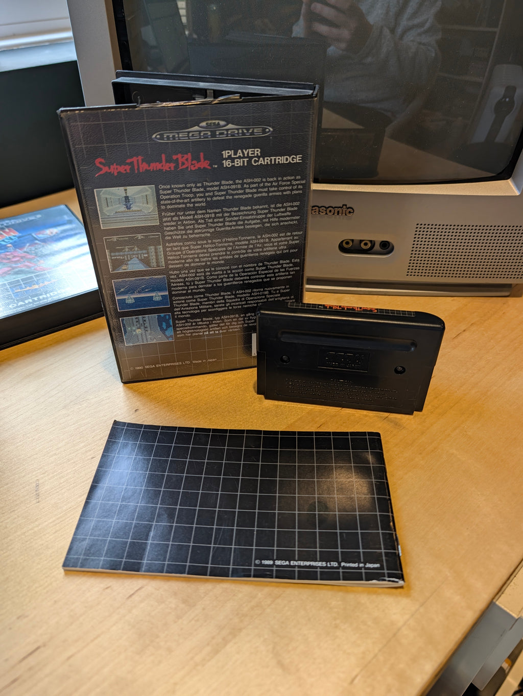 Super Thunder Blade - Sega Mega Drive - PAL - Boxed with Manual