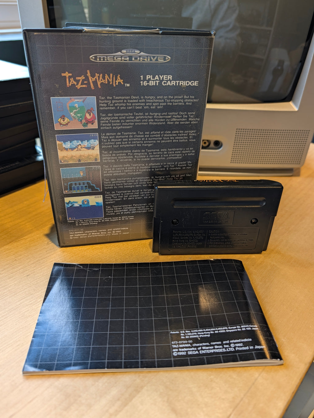 Taz-Mania - Sega Mega Drive - PAL - Boxed with Manual