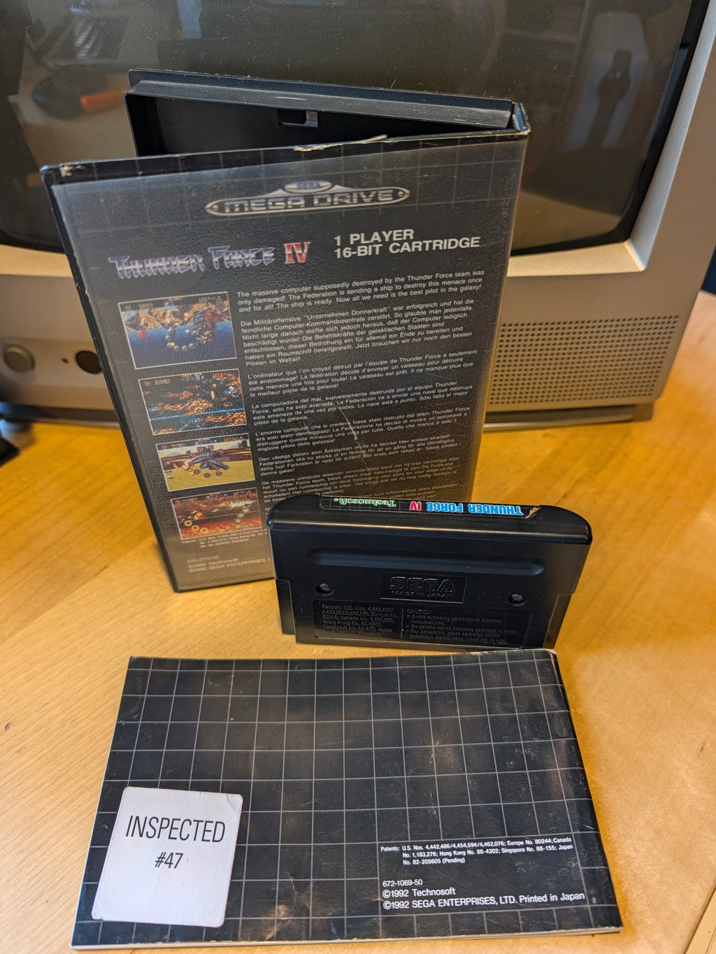 Thunder Force IV - Sega Mega Drive - PAL - Boxed with Manual