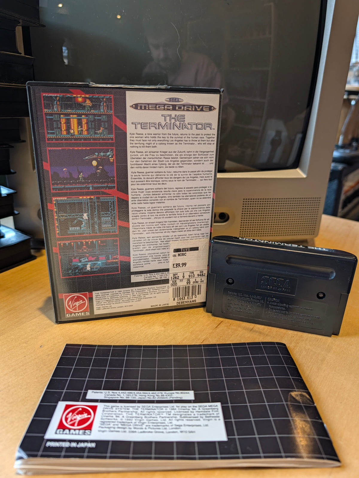 The Terminator - Sega Mega Drive - PAL - Boxed with Manual