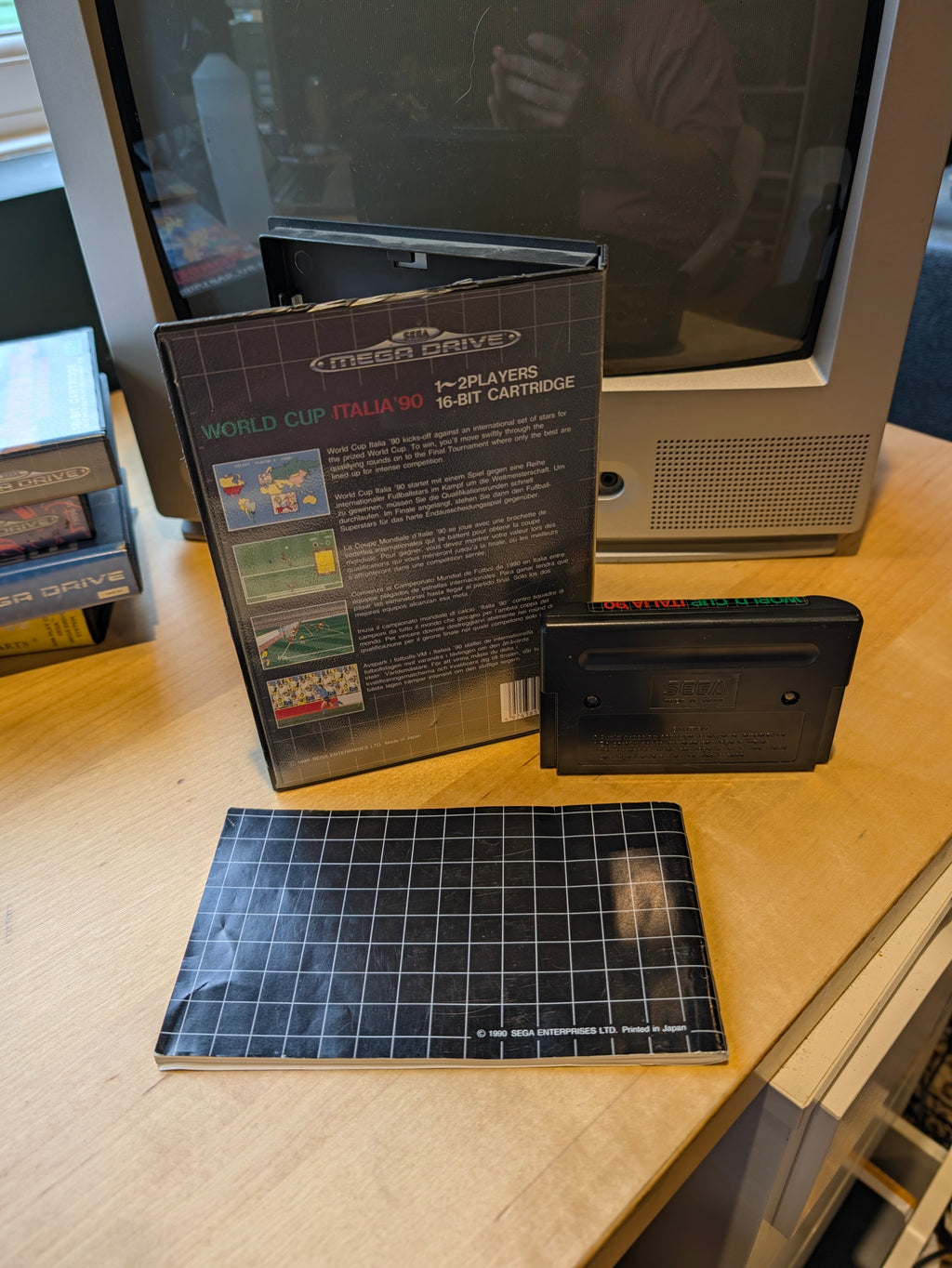World Cup Italia '90 - Sega Mega Drive - PAL - Boxed with Manual