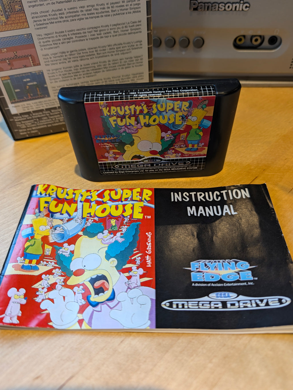 Krusty's Super Fun House - Sega Mega Drive - PAL - Boxed with Manual