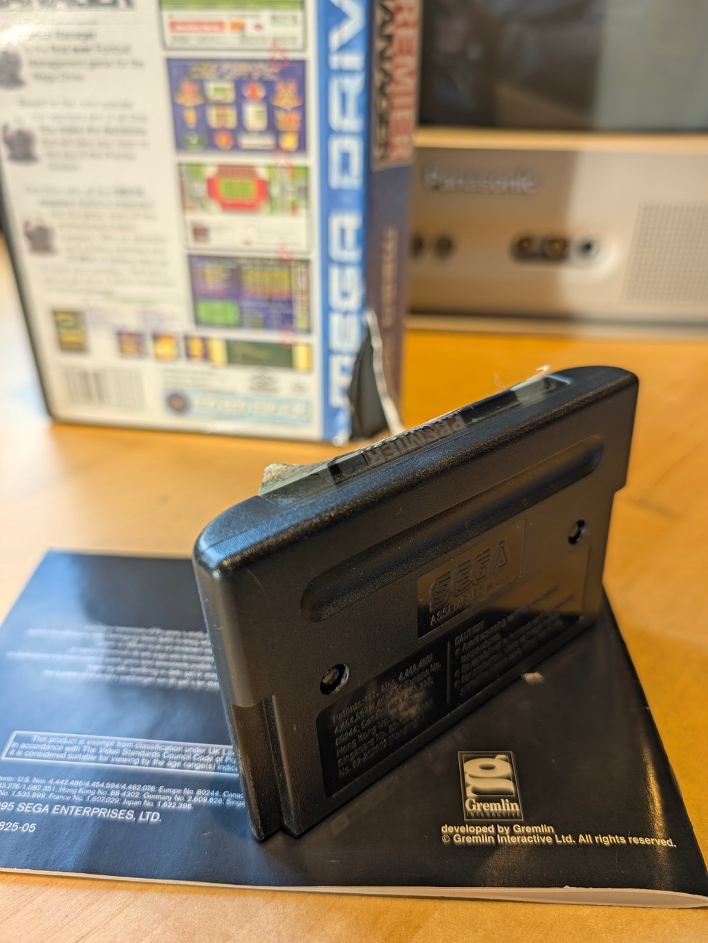 Premier Manager - Sega Mega Drive - PAL - Boxed with Manual