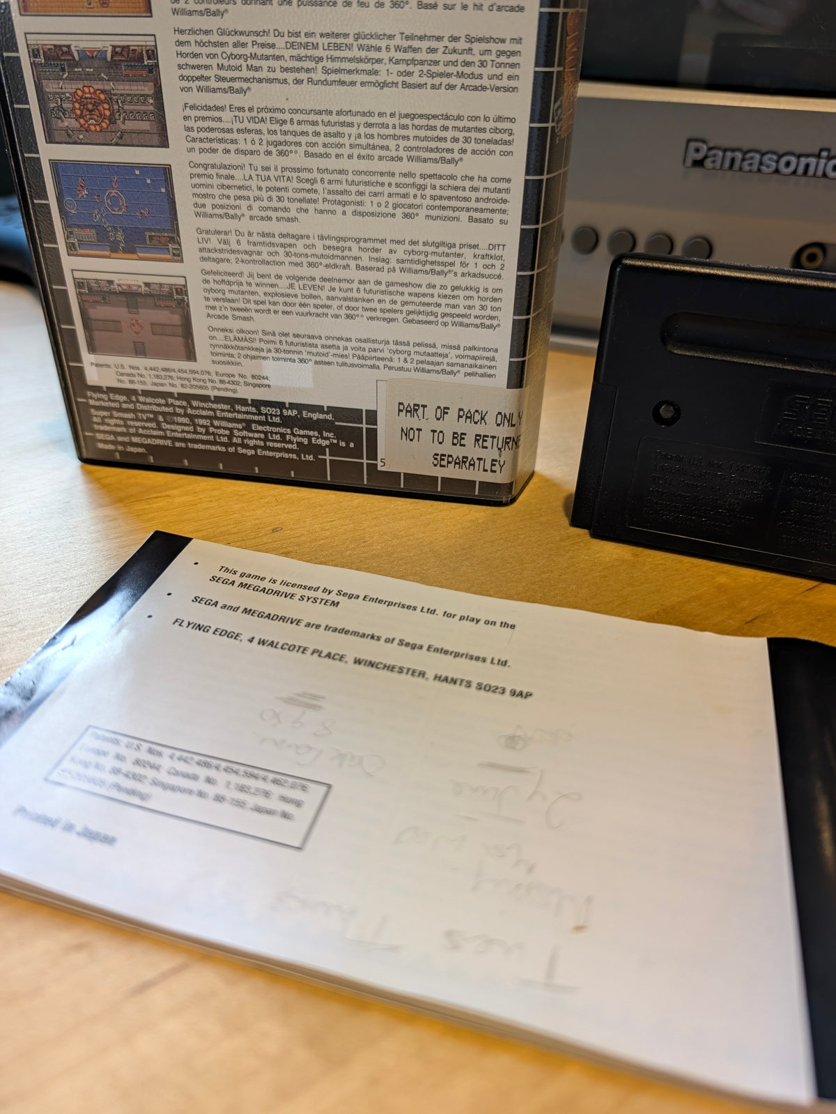 Super Smash T.V. - Sega Mega Drive - PAL - Boxed with Manual