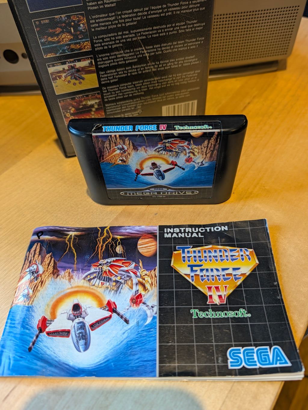 Thunder Force IV - Sega Mega Drive - PAL - Boxed with Manual