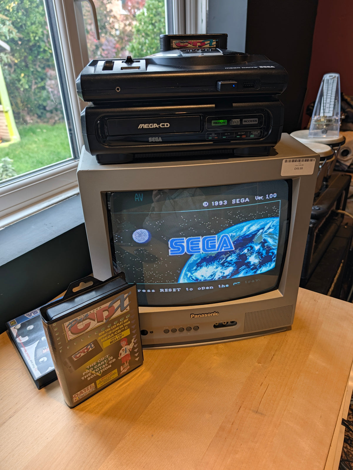 Pro CD X Switcher - Datel - Sega Mega Drive - PAL - Boxed with Manual
