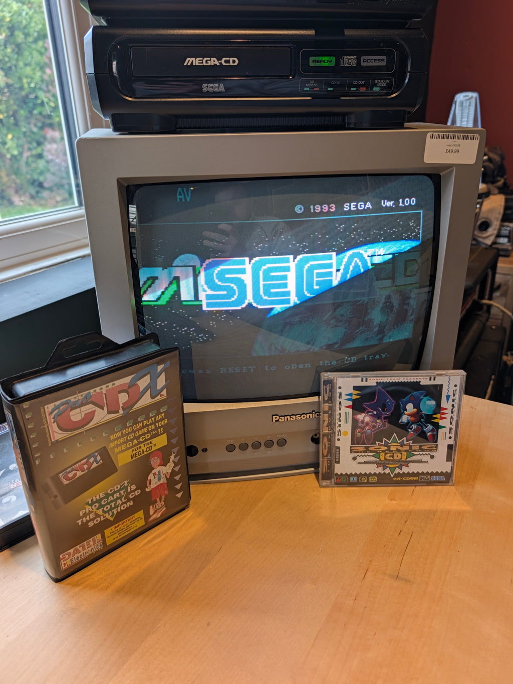 Pro CD X Switcher - Datel - Sega Mega Drive - PAL - Boxed with Manual