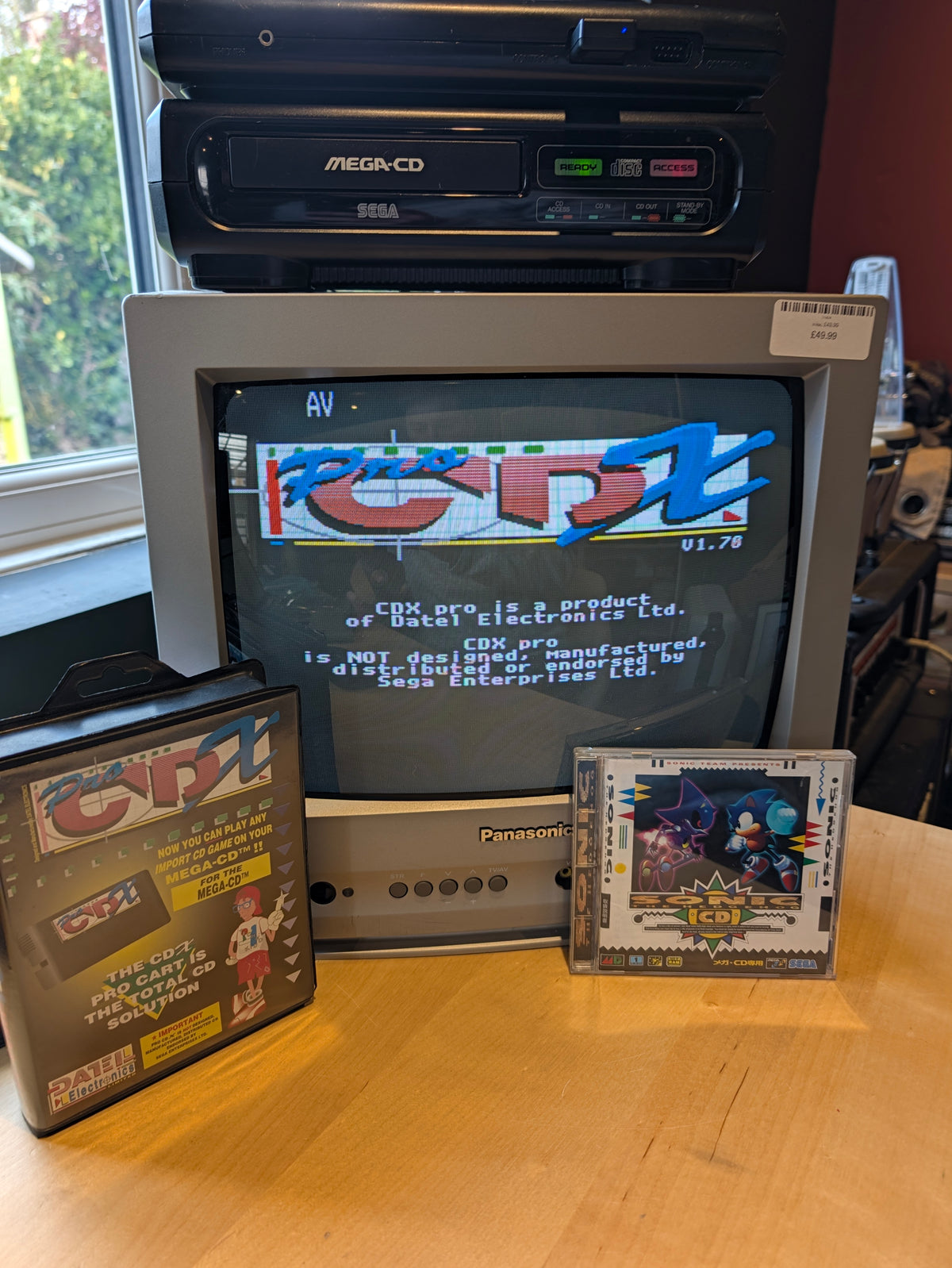 Pro CD X Switcher - Datel - Sega Mega Drive - PAL - Boxed with Manual