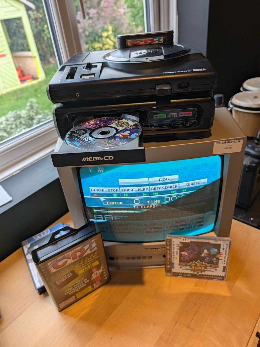 Pro CD X Switcher - Datel - Sega Mega Drive - PAL - Boxed with Manual