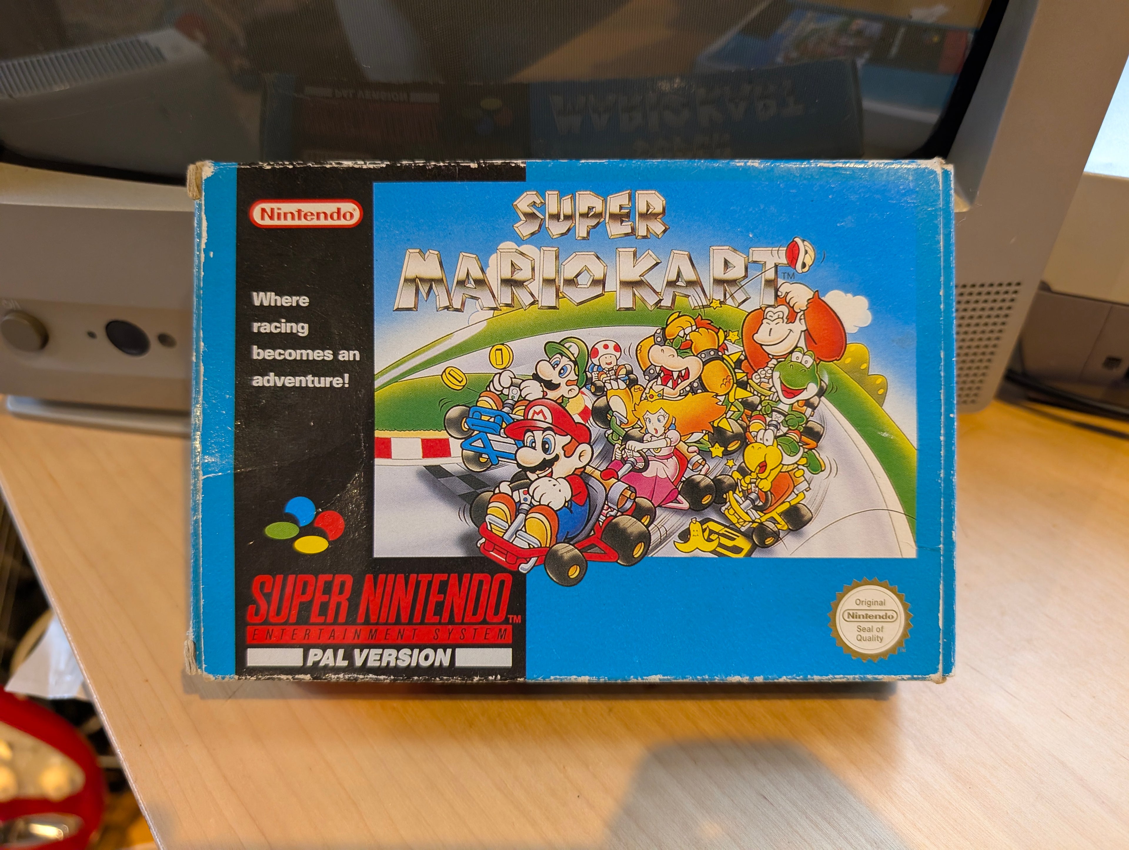 Super Mario Kart - SNES / Super Nintendo - VGC - CIB - All Inserts - Sonic Sam