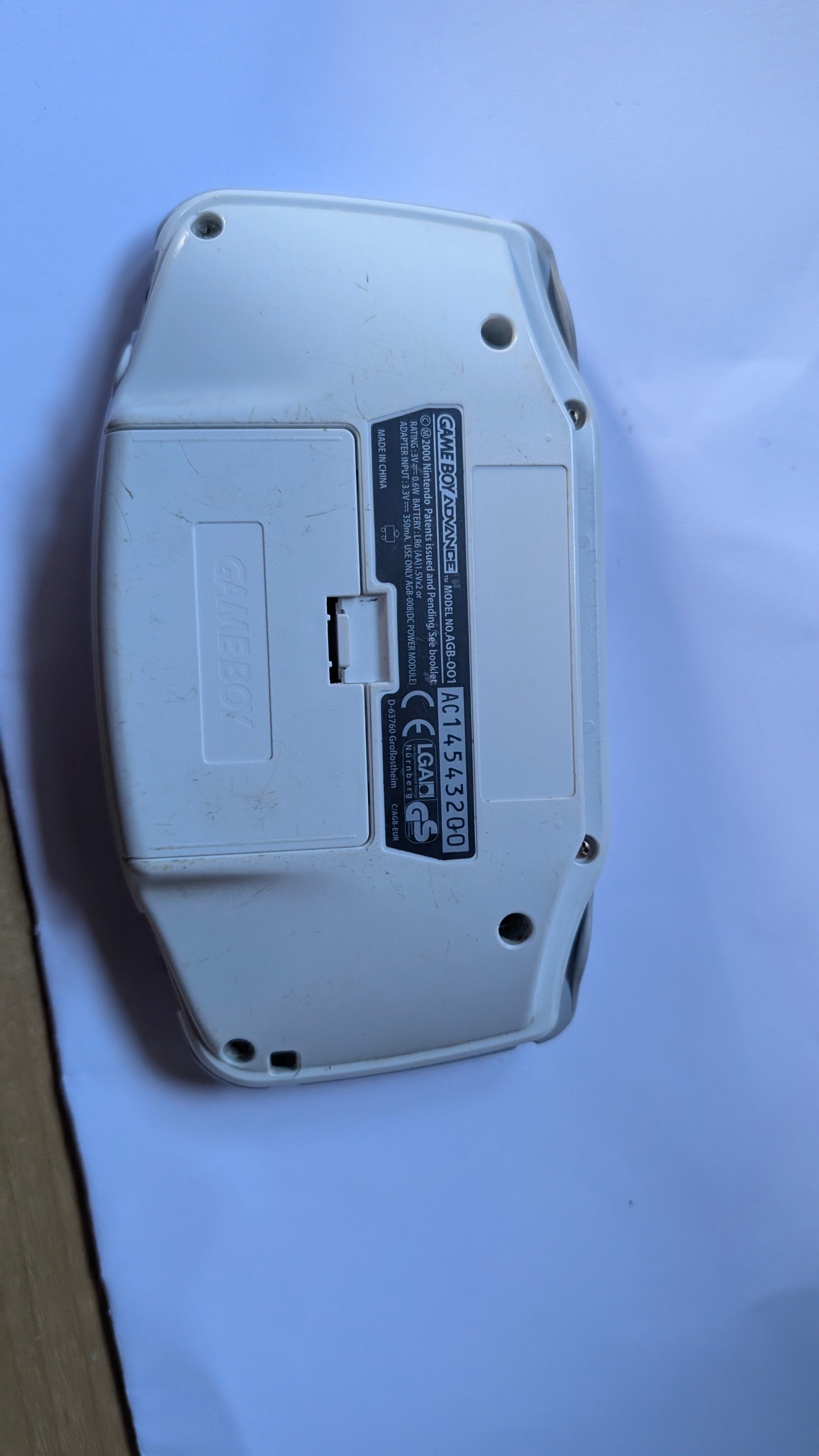 Game Boy Advance (White & Grey)