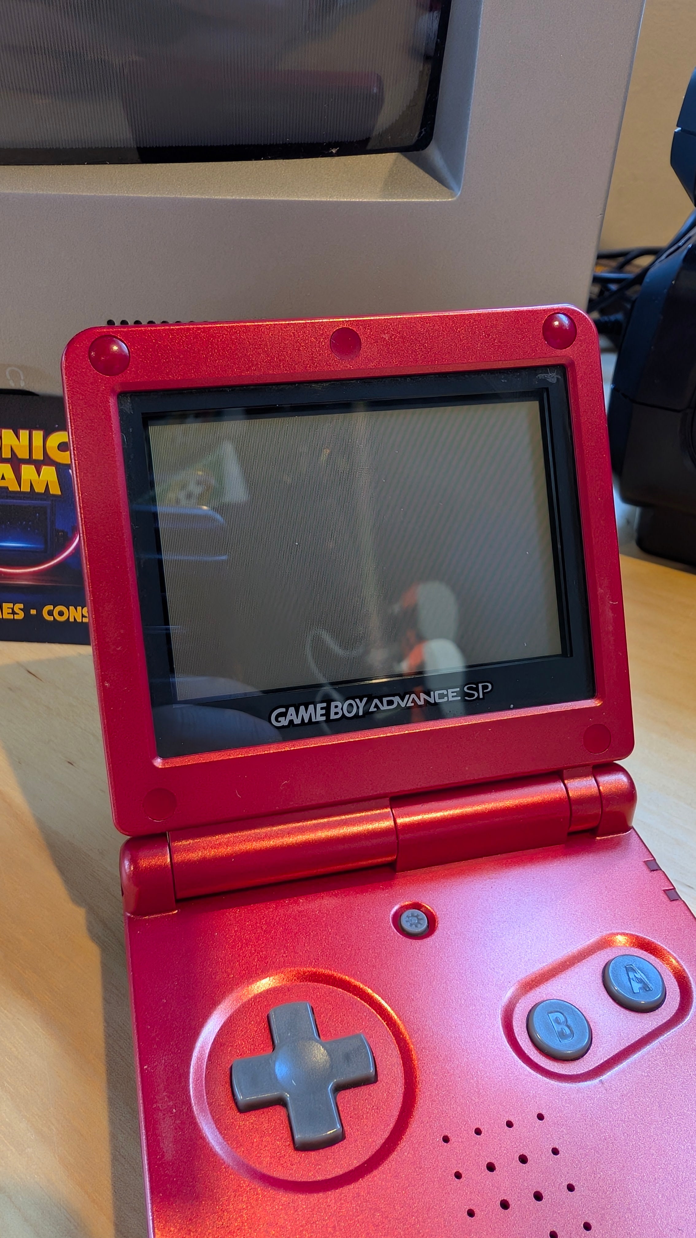 Nintendo Gameboy Advance SP (Red) & Charger