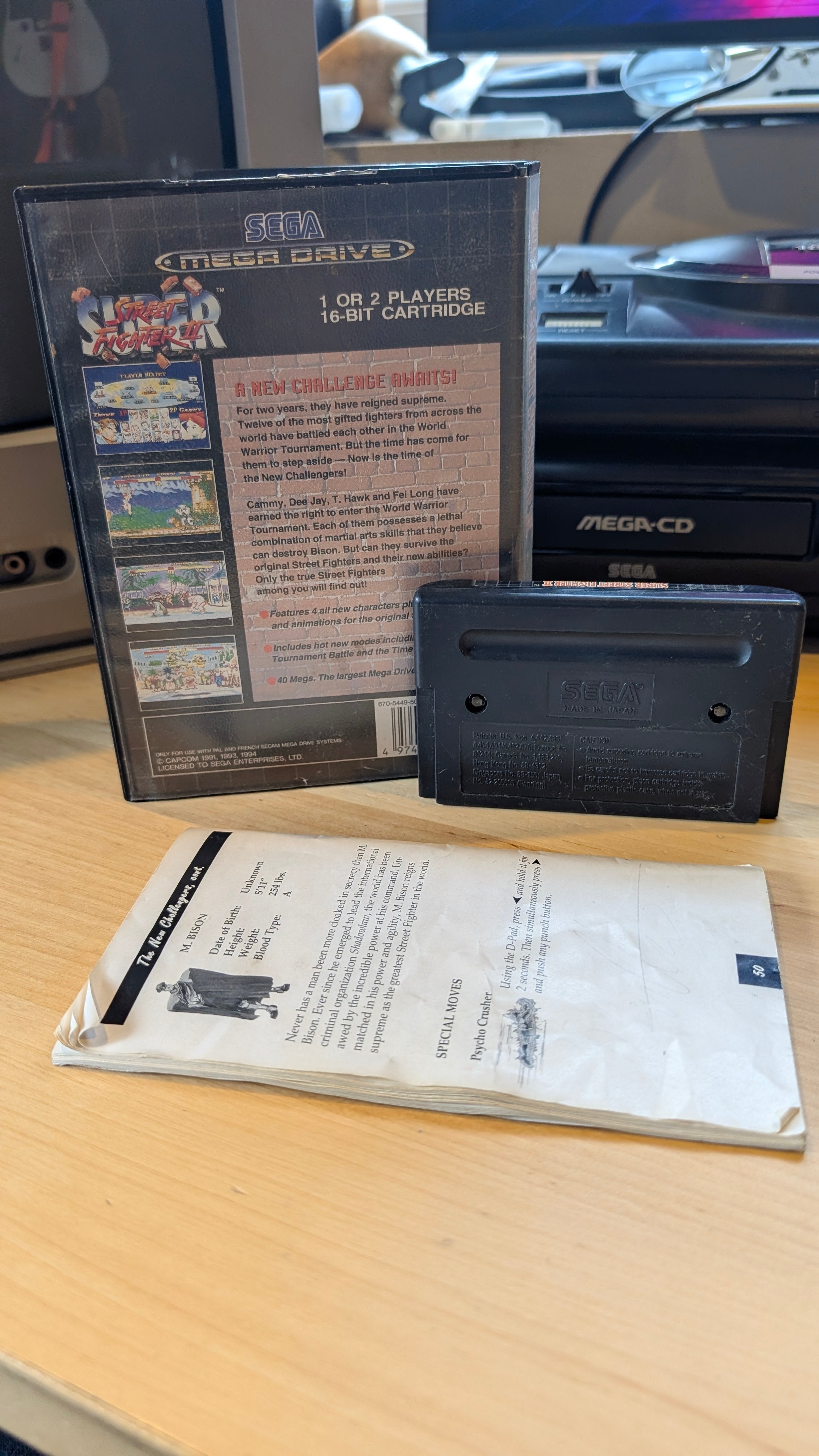 Super Street Fighter 2 Sega Mega Drive – Complete In Box (CIB) – Tested & Workin