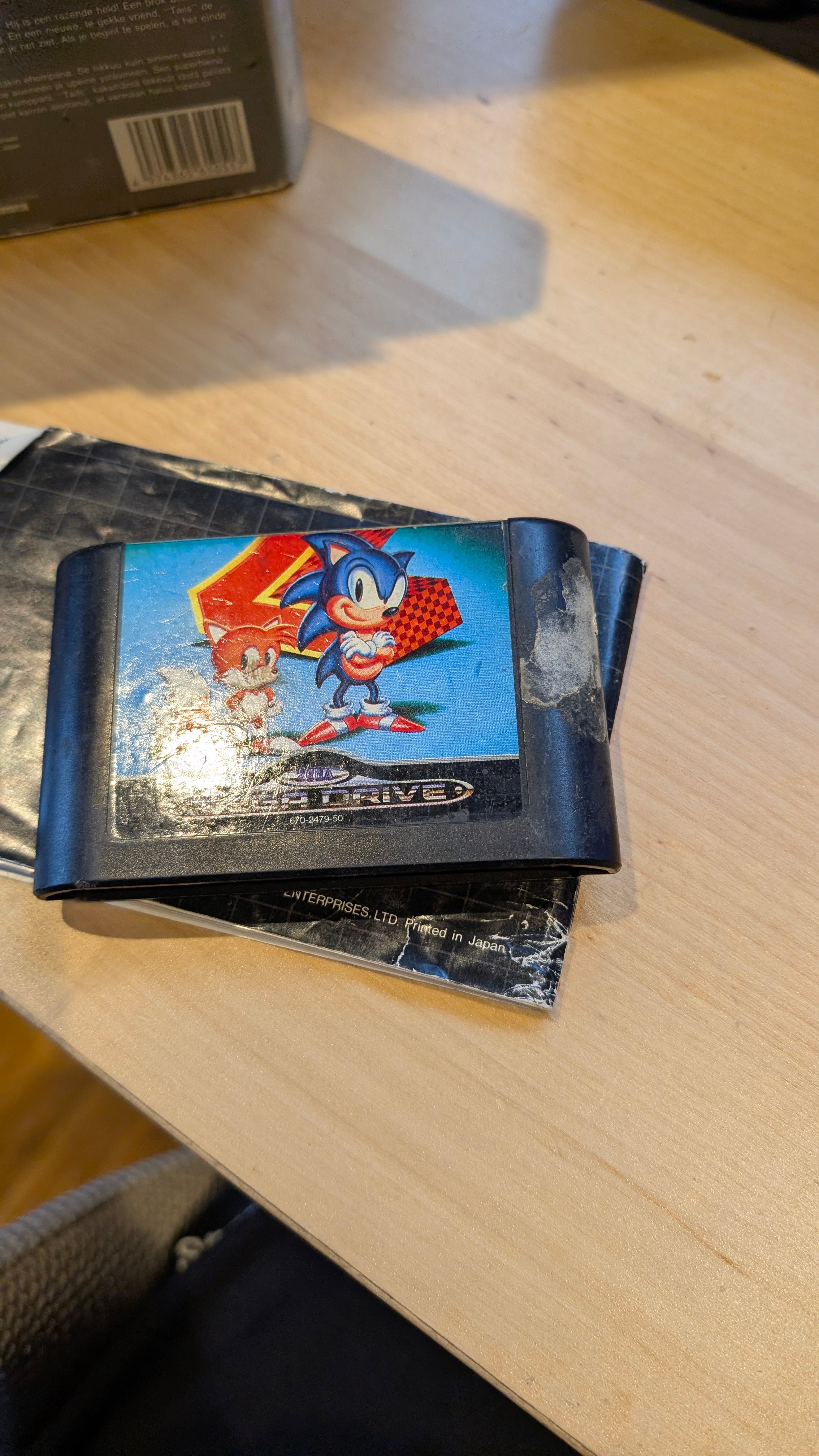 Sonic the Hedgehog 2 - Sega Mega Drive - Complete In Box (CIB) - Tested