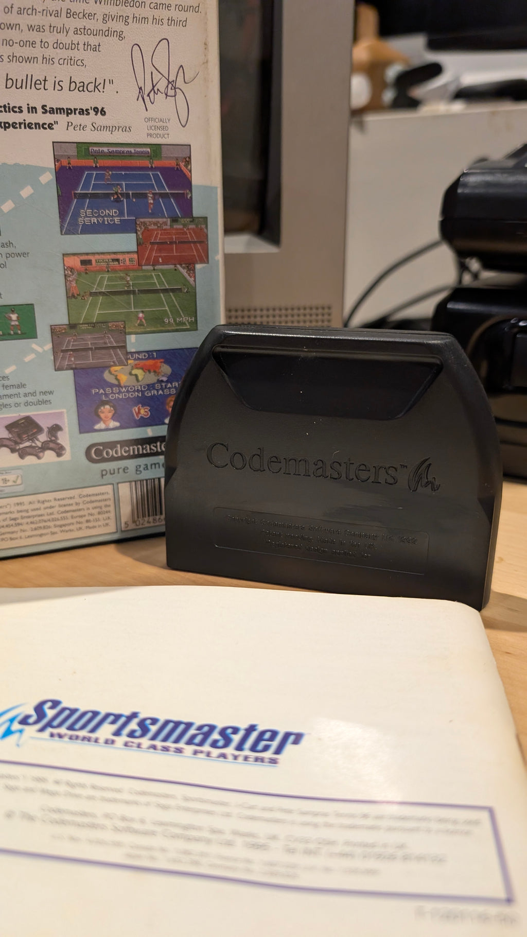 Sampras Tennis 96 Sega Mega Drive – Complete In Box (CIB) – Tested & Working