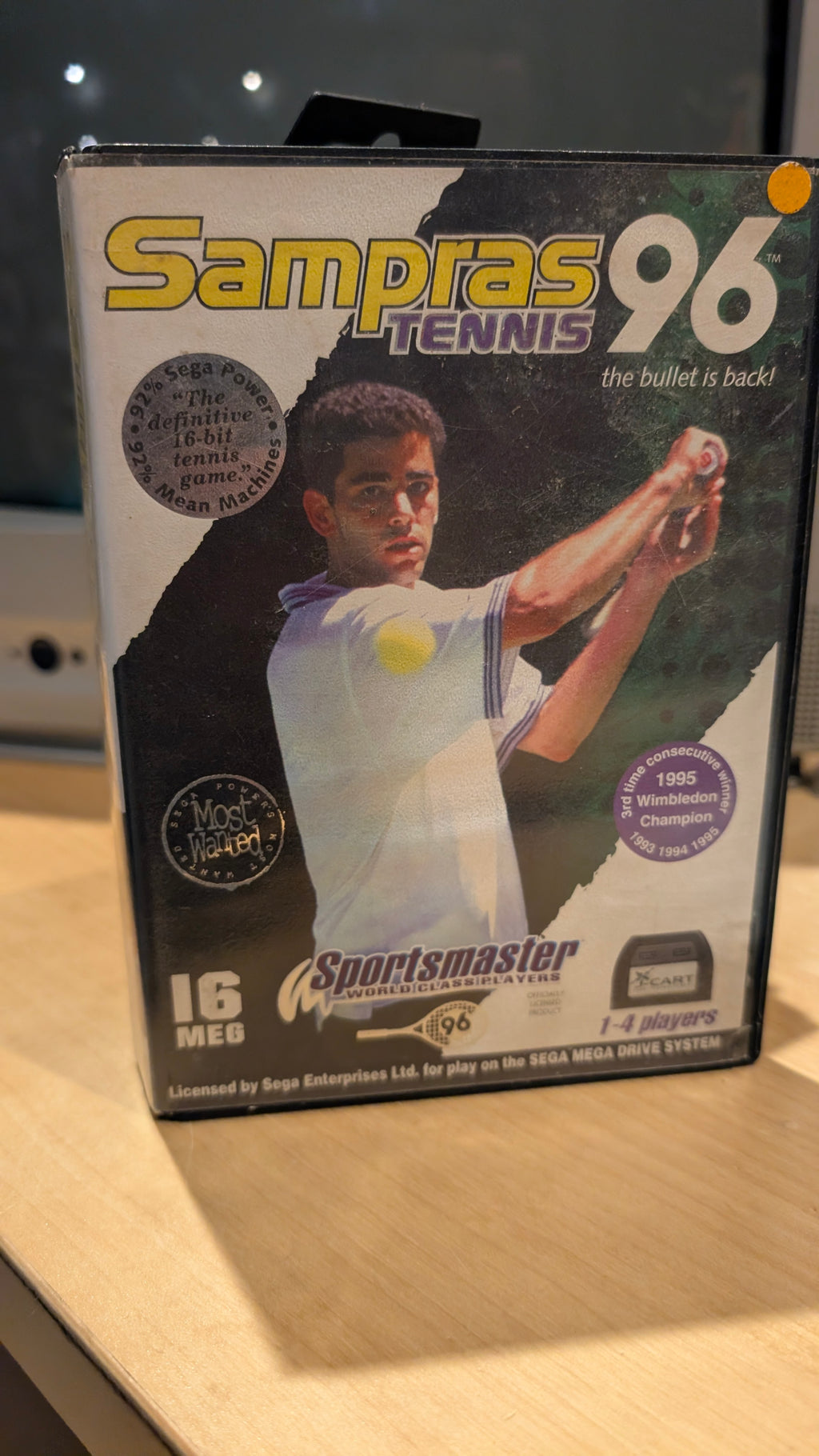 Sampras Tennis 96 Sega Mega Drive – Complete In Box (CIB) – Tested & Working