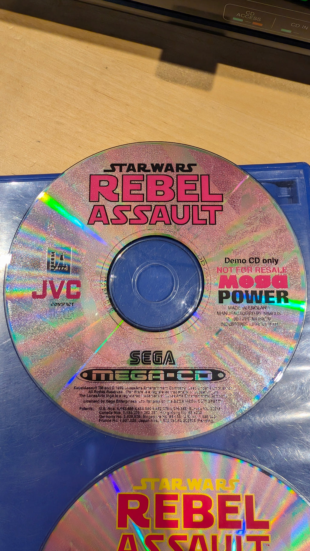 Star Wars Rebel Assault - Demo's - Sega Mega CD - Tested & Working