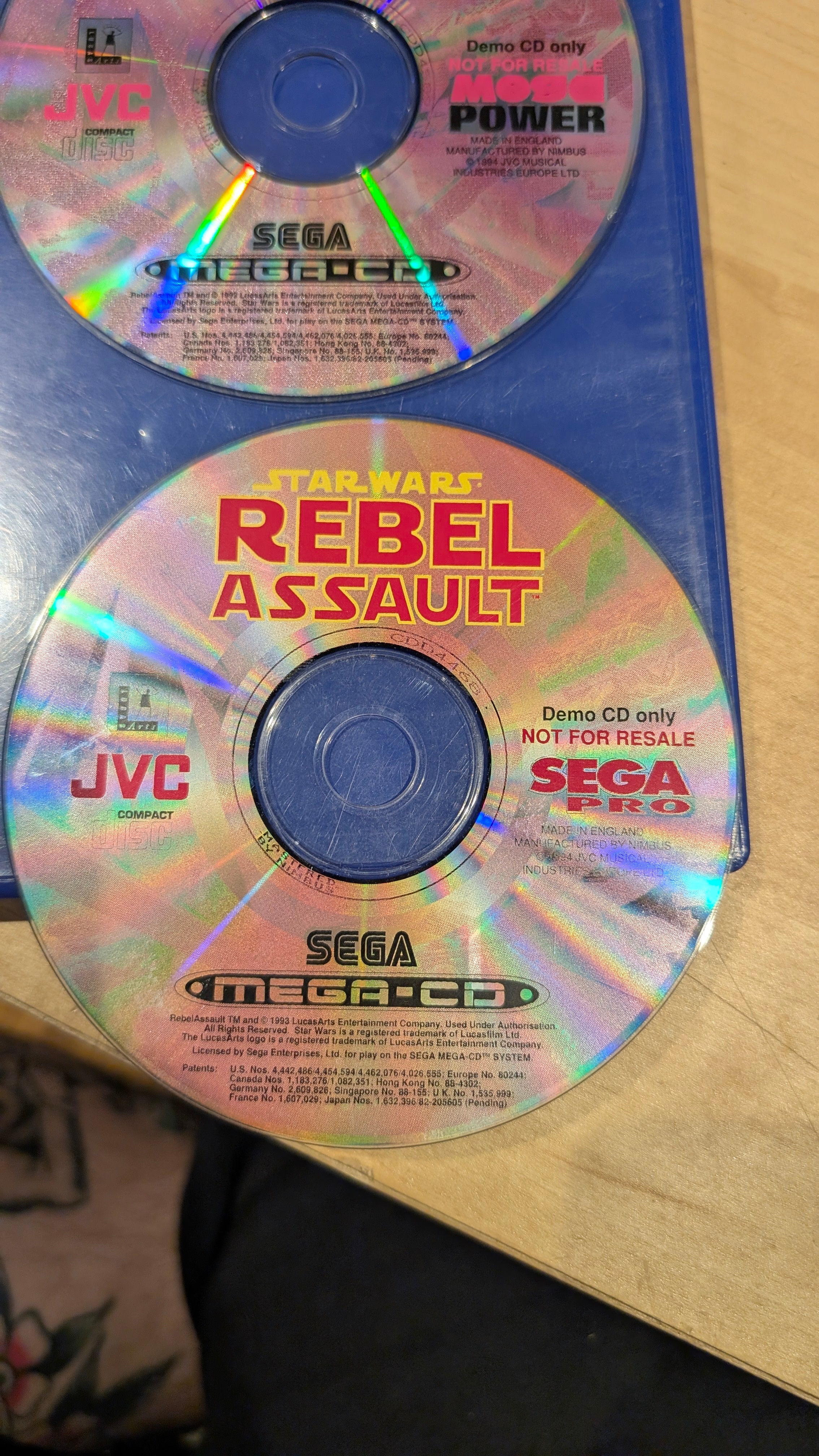 Star Wars Rebel Assault - Demo's - Sega Mega CD - Tested & Working