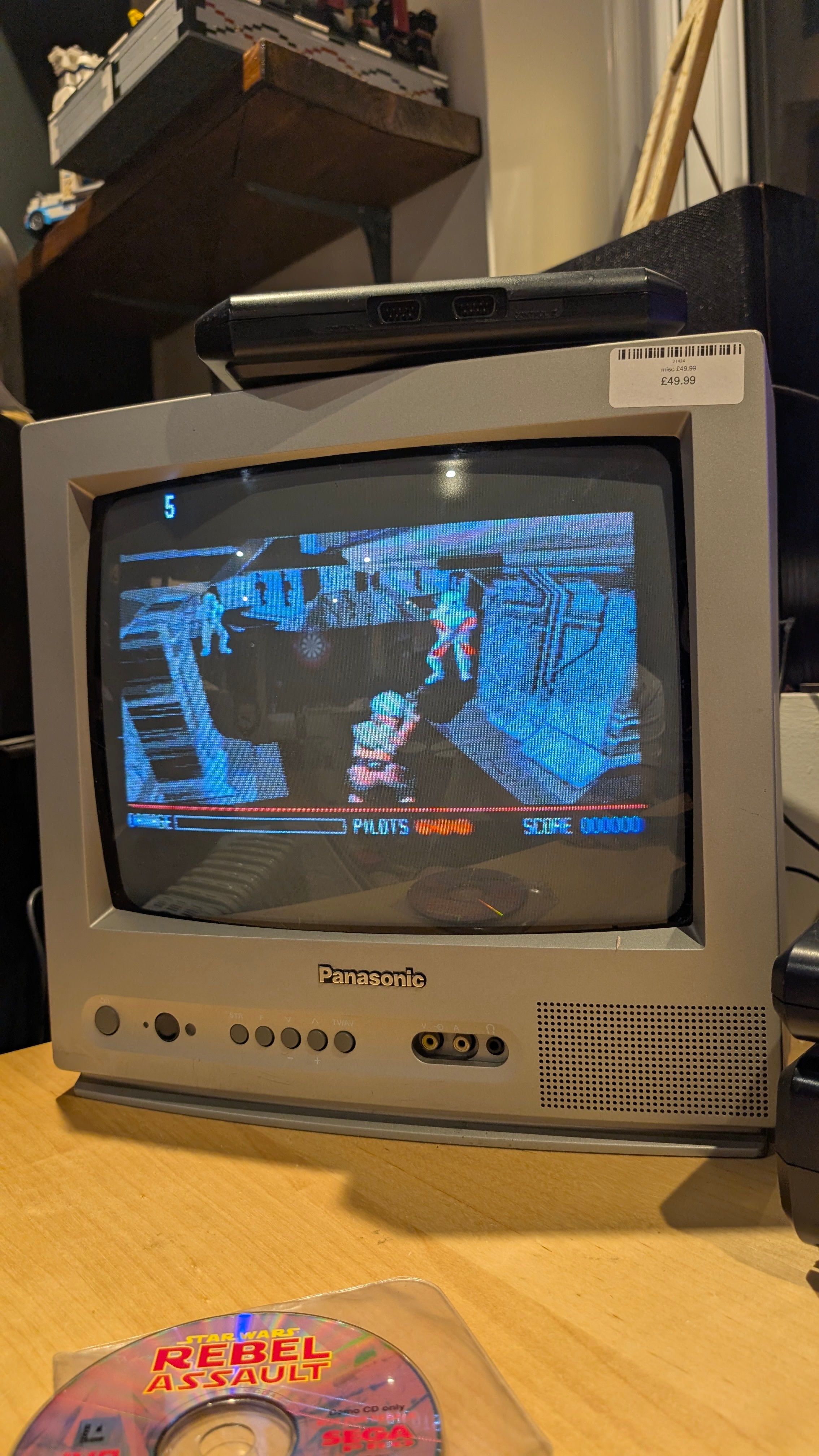 Star Wars Rebel Assault - Demo's - Sega Mega CD - Tested & Working