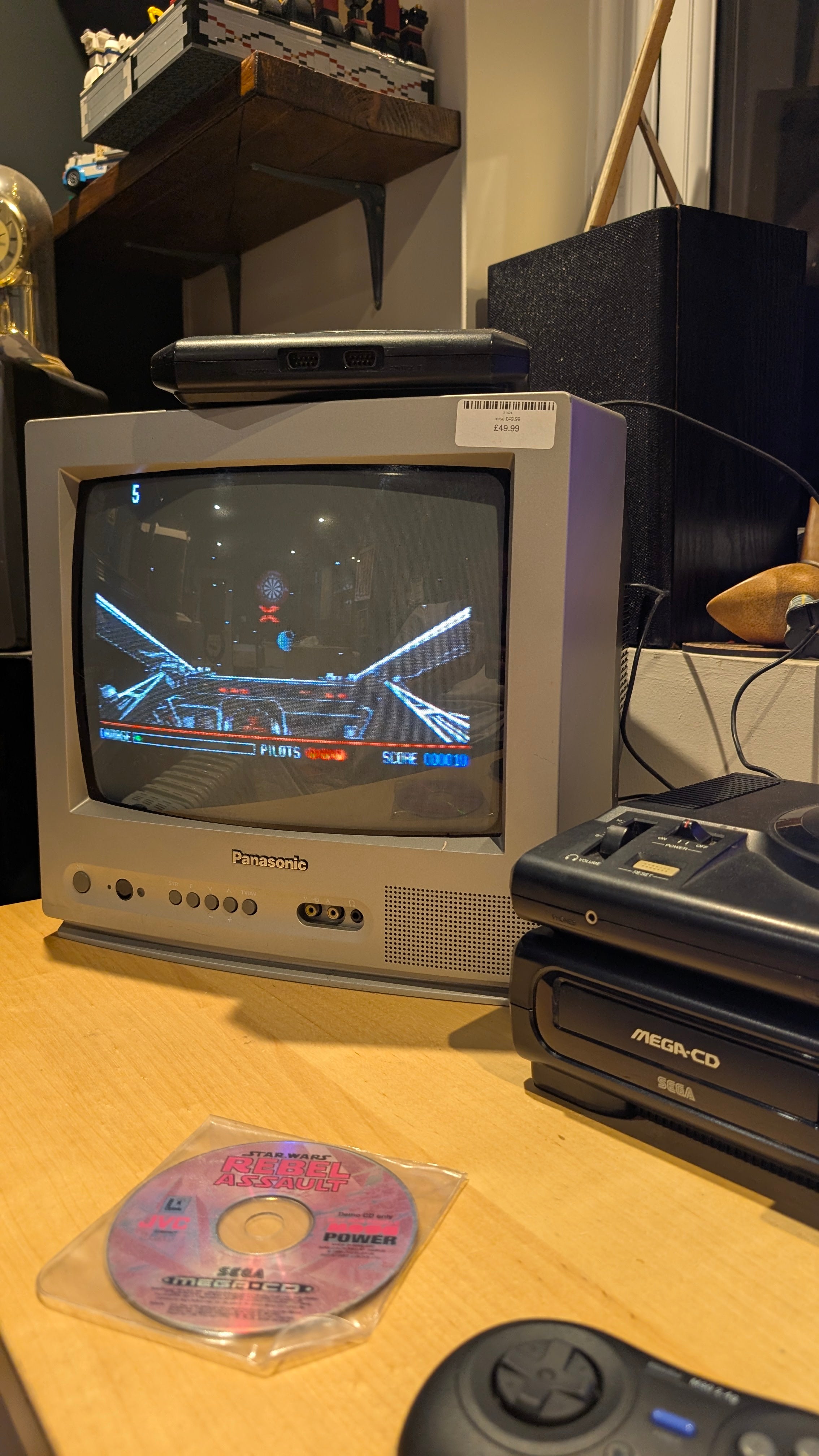 Star Wars Rebel Assault - Demo's - Sega Mega CD - Tested & Working