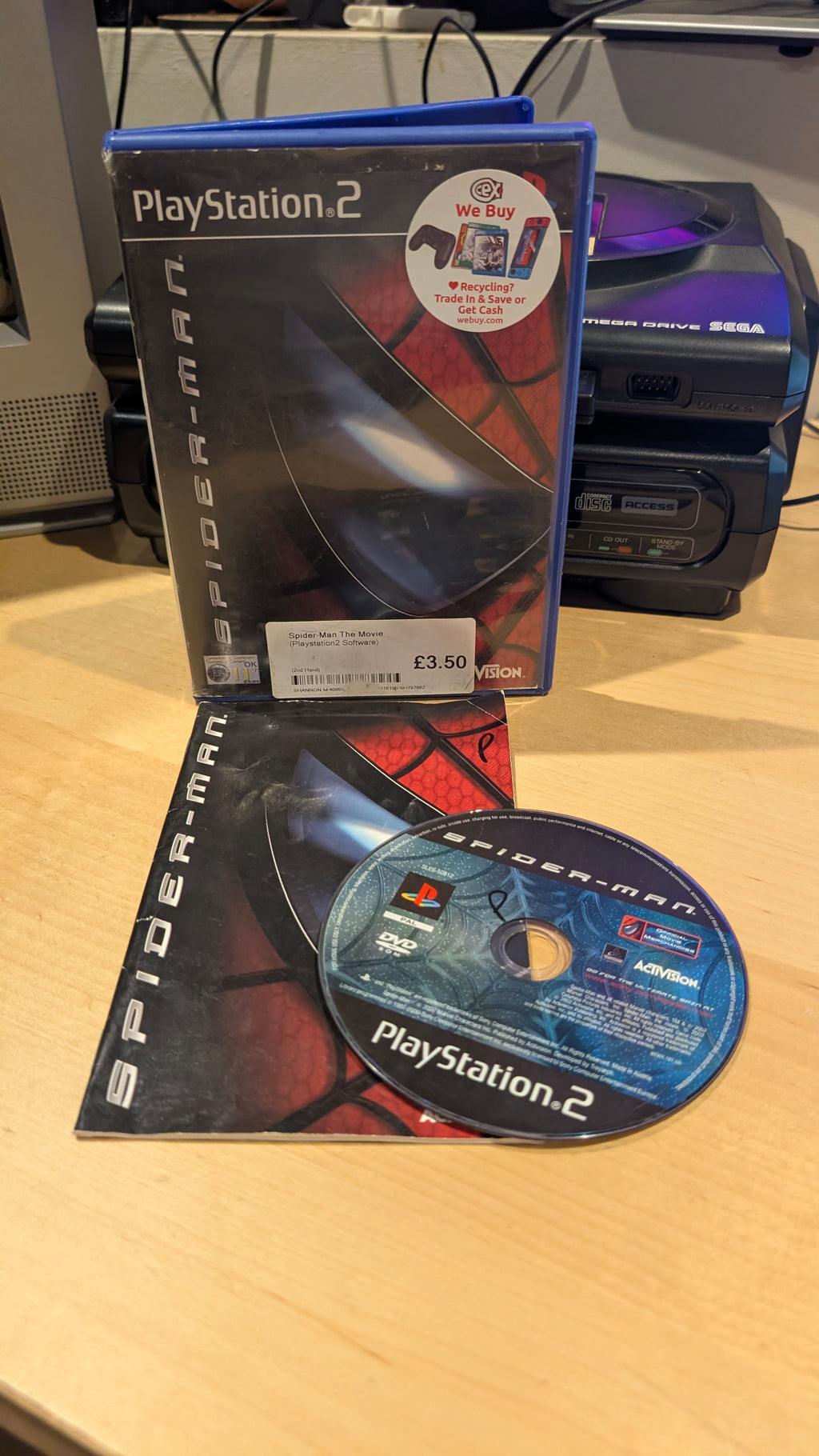 Spider Man Movie PS2 - CIB - Tested & Working